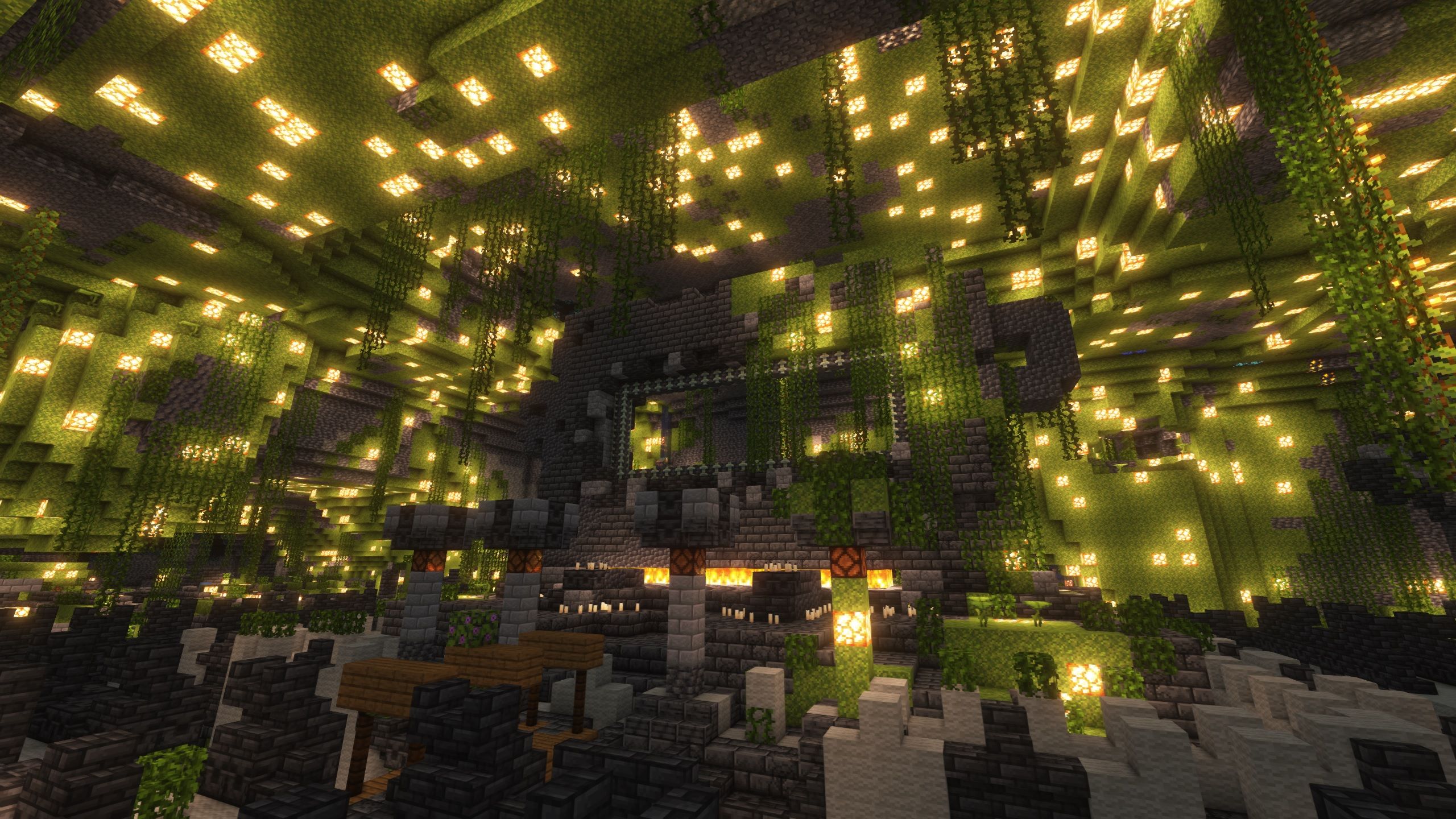 2560x1440 These Minecraft ancient city redesigns are gloriously green