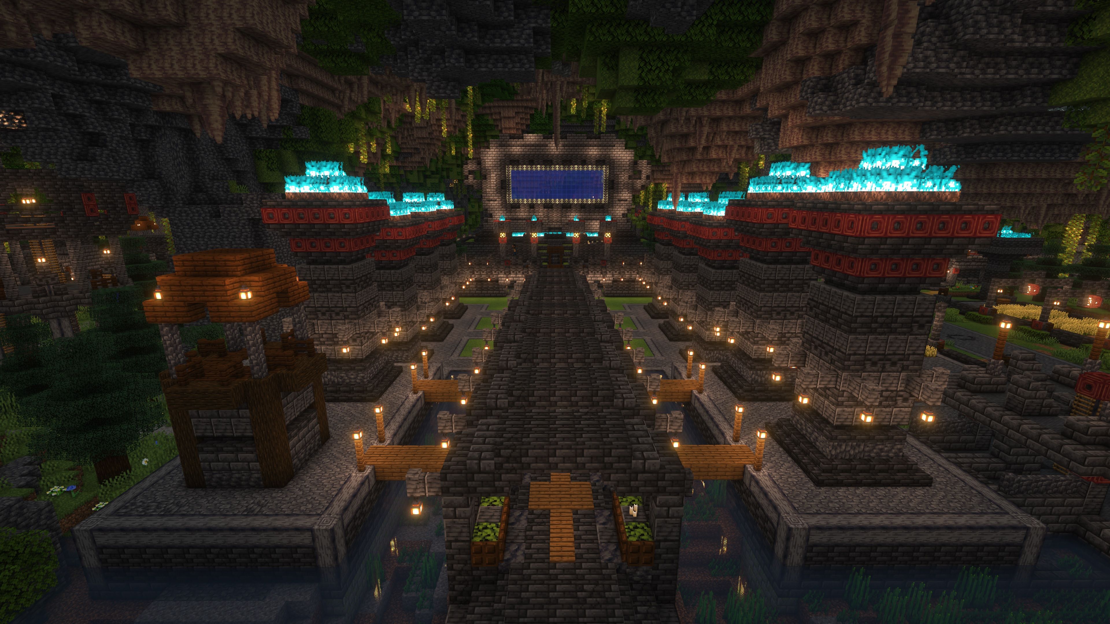 3840x2160 These Minecraft ancient city redesigns are gloriously green