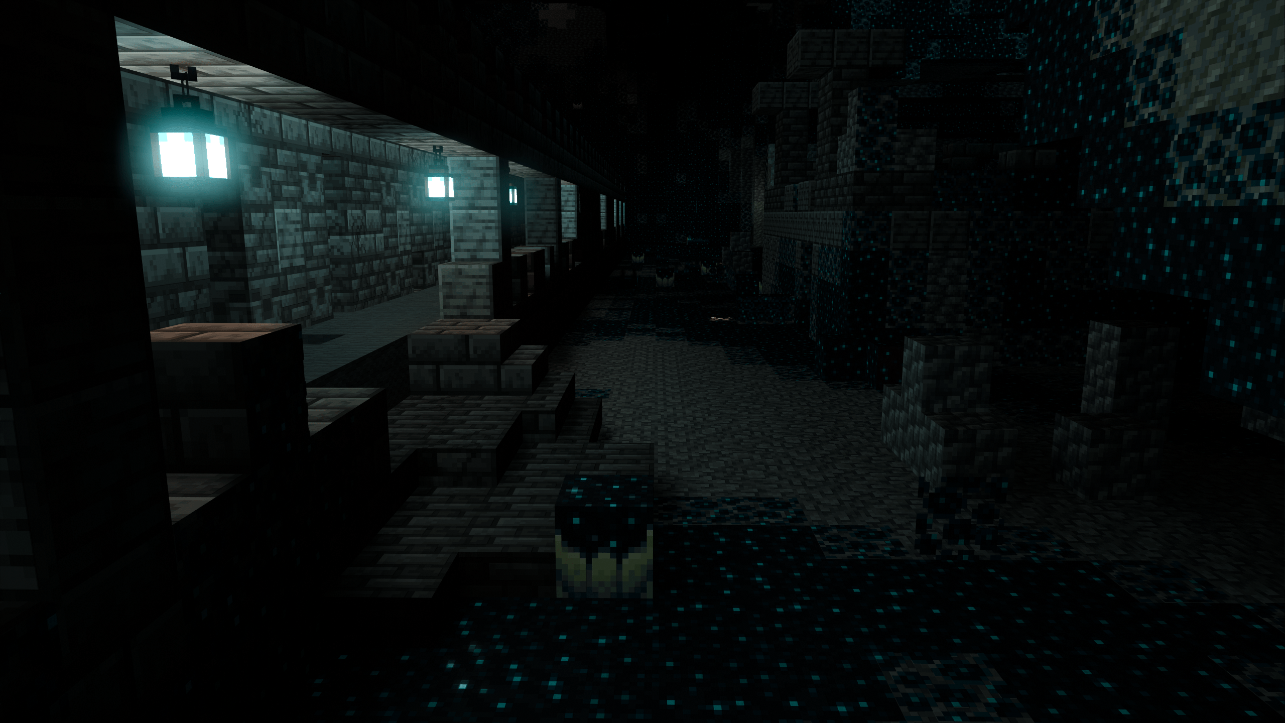 2560x1440 Ancient City Is In The Latest Minecraft Bedrock Beta Preview! Which Means We Get A Look At Ancient Cities With RTX Ray Tracing