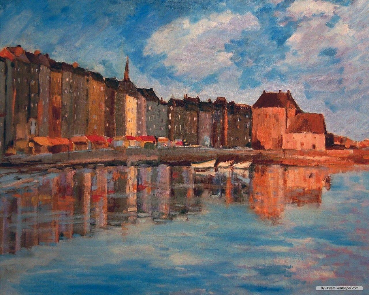 1280x1024 Hình nền miễn phí - Hình nền nghệ thuật miễn phí - Hình nền Claude Monet
