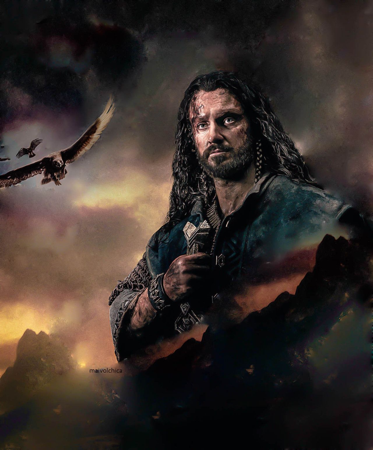 1280x1543 DAIN IRONFOOT THE HOBBIT -THE BATTLE OF THE FIVE ARMIES- Random Gif Edit- 10/? “Ha, ha, you buggers!”