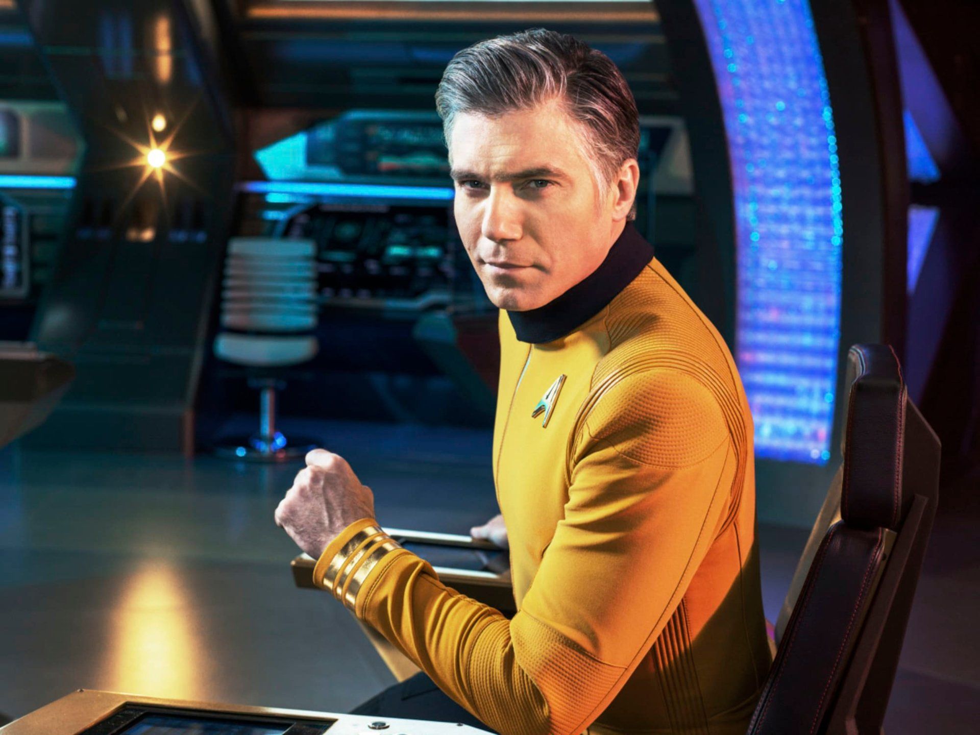 1920x1440 Download Christopher Pike Anson Mount TV Show Star Trek: Strange New Worlds HD Wallpaperx1440