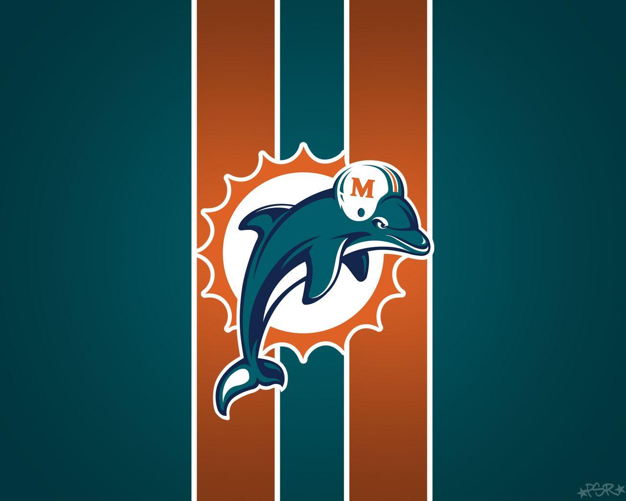 miami dolphins new logo background