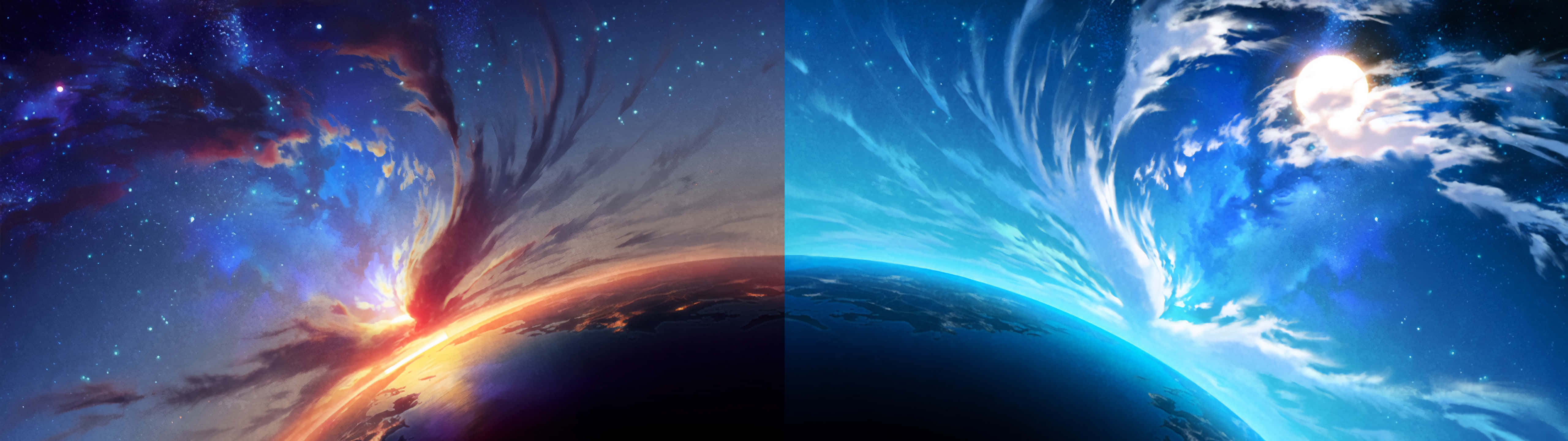 5120x1440 Working And Playing On A Dual Screen 5120 X 1440 Monitor Wallpaper