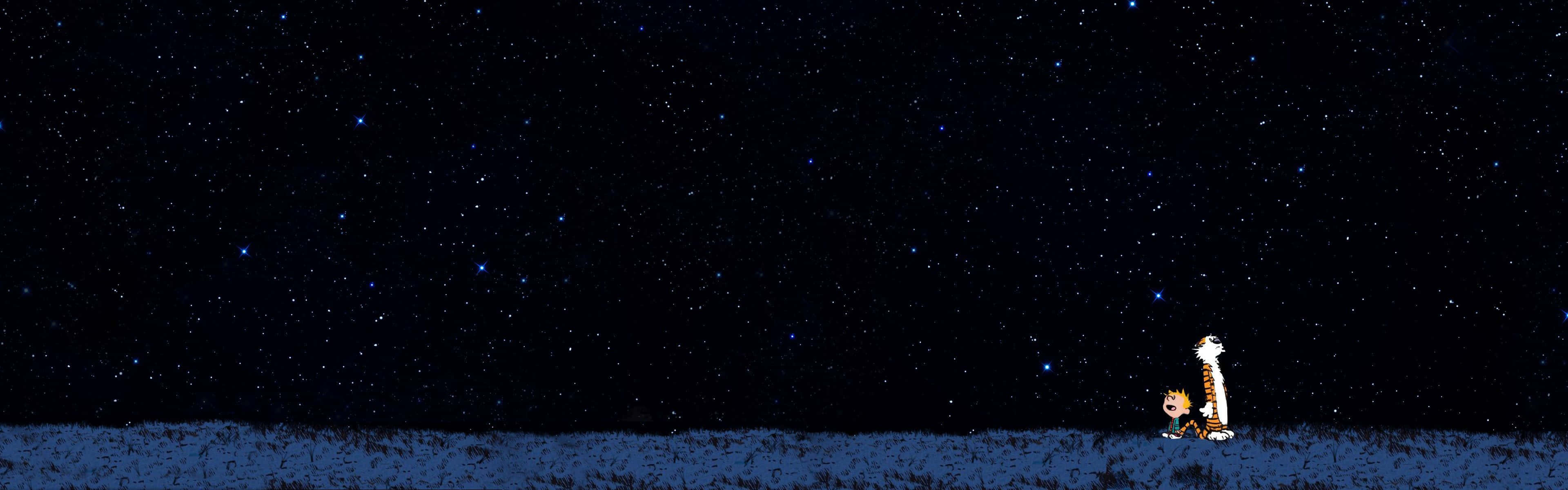 3840x1200 Minimalist Dual Monitor Wallpaper