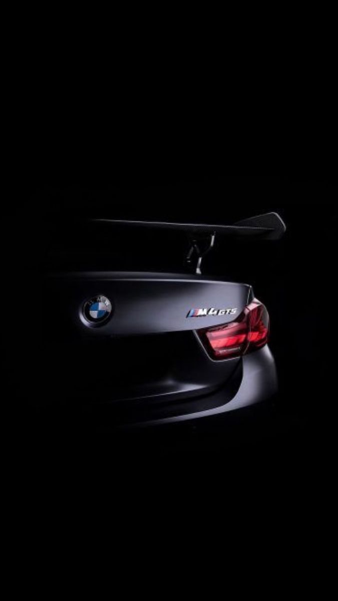 675x1200 Black BMW M3 with Tail Lights On. Black bmw car with spoiler, Bmw car rear view, Car enthusiast wallpaper ideas