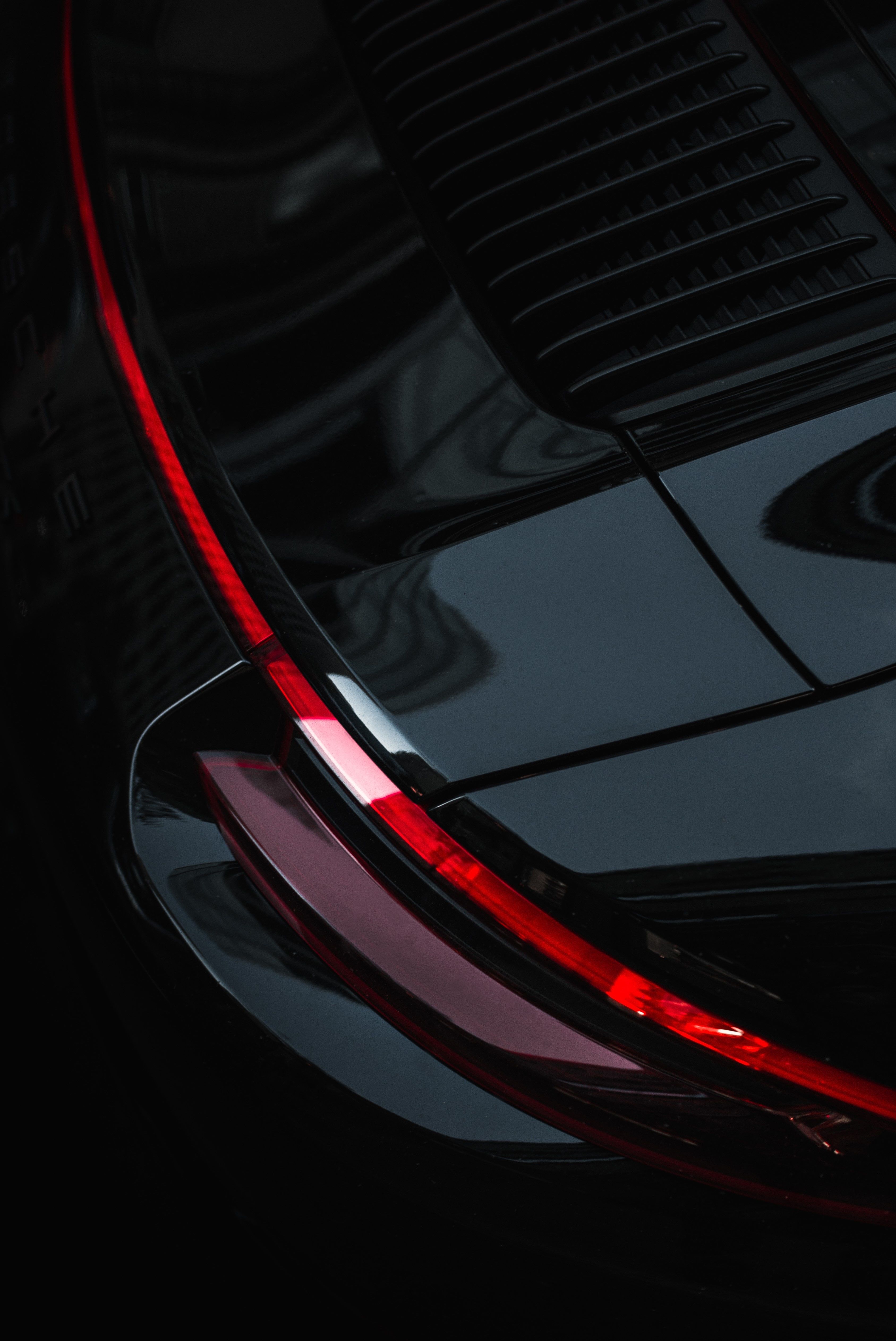 3374x5047 Wallpaper Red and Black Car Tail Light, Background Free Image