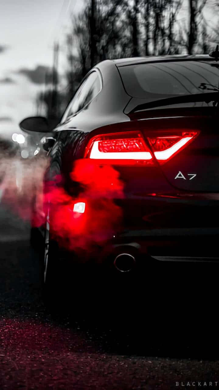 720x1280 Download free Audi A7 Brake Lights Aesthetic Car Wallpaper