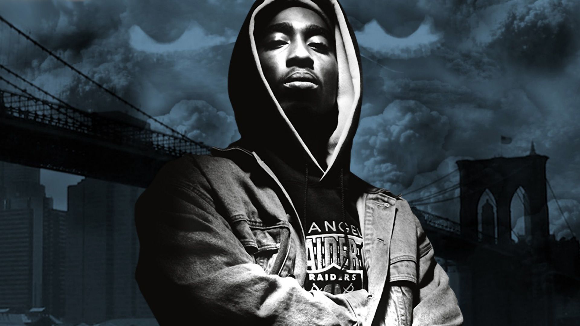 1920x1080 Desktop wallpaper: 2Pac, Tupac Shakur, Music 4K free download for PC. 218814