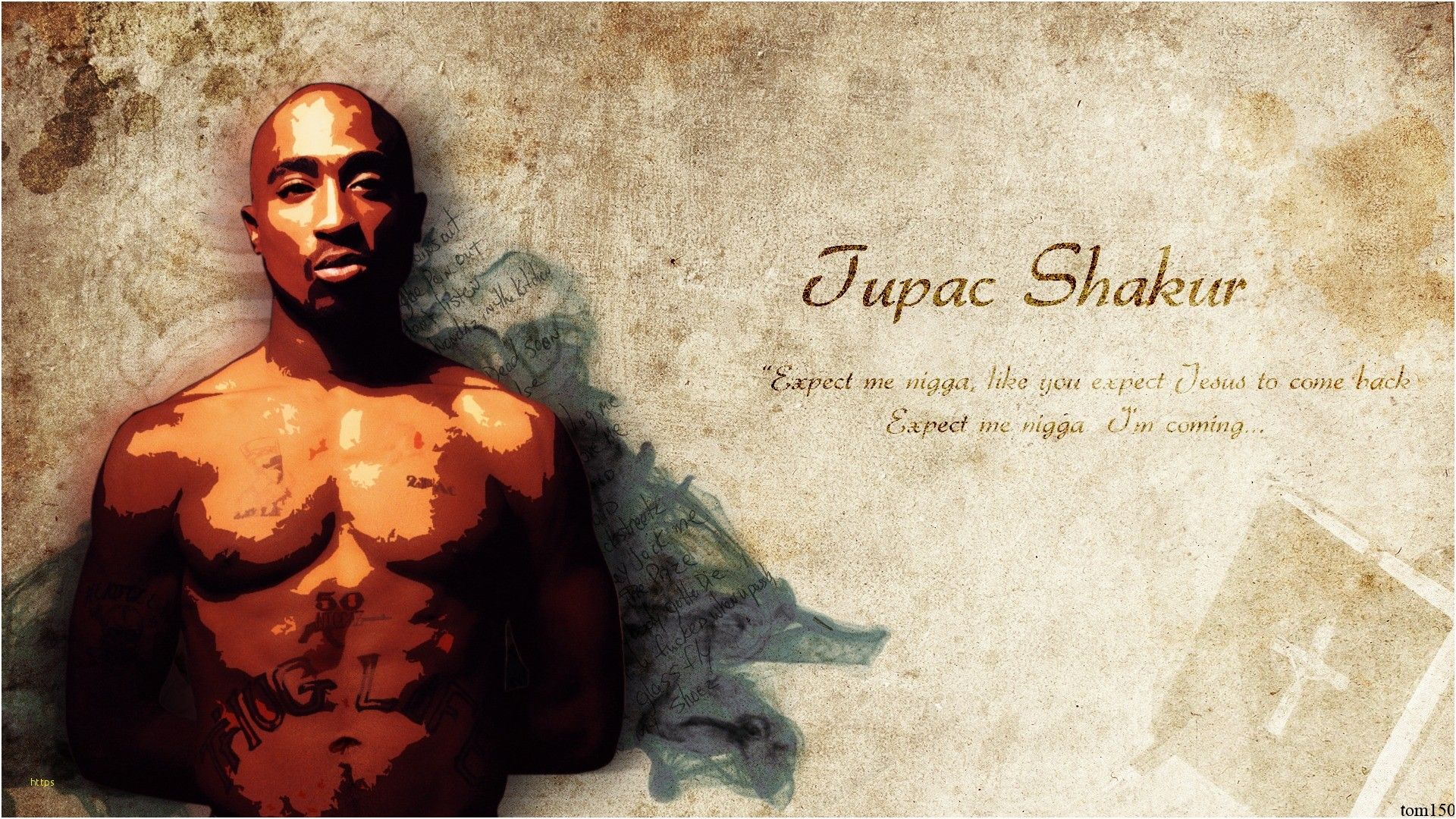 1920x1080 2Pac Background