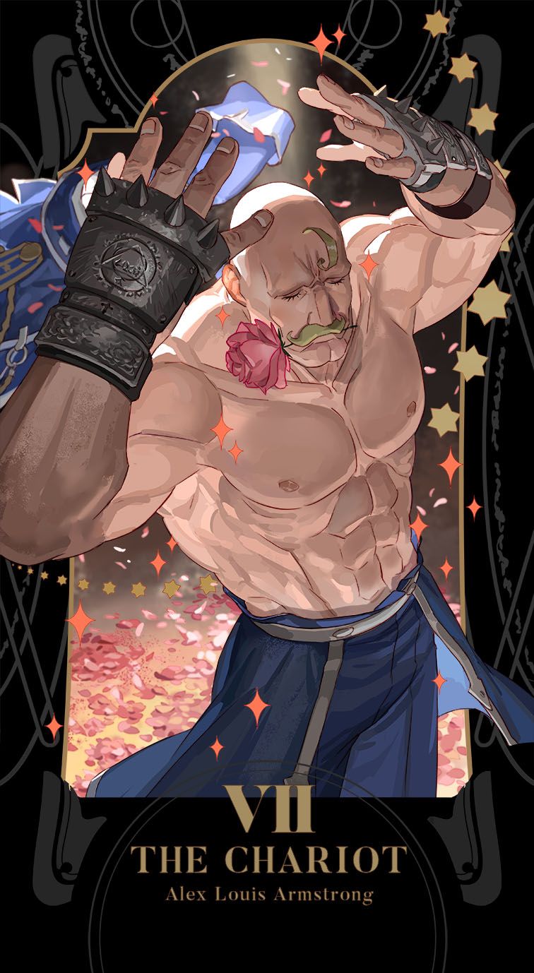 756x1378 Alex Louis Armstrong Alchemist by Emmmerald Anime Image Board