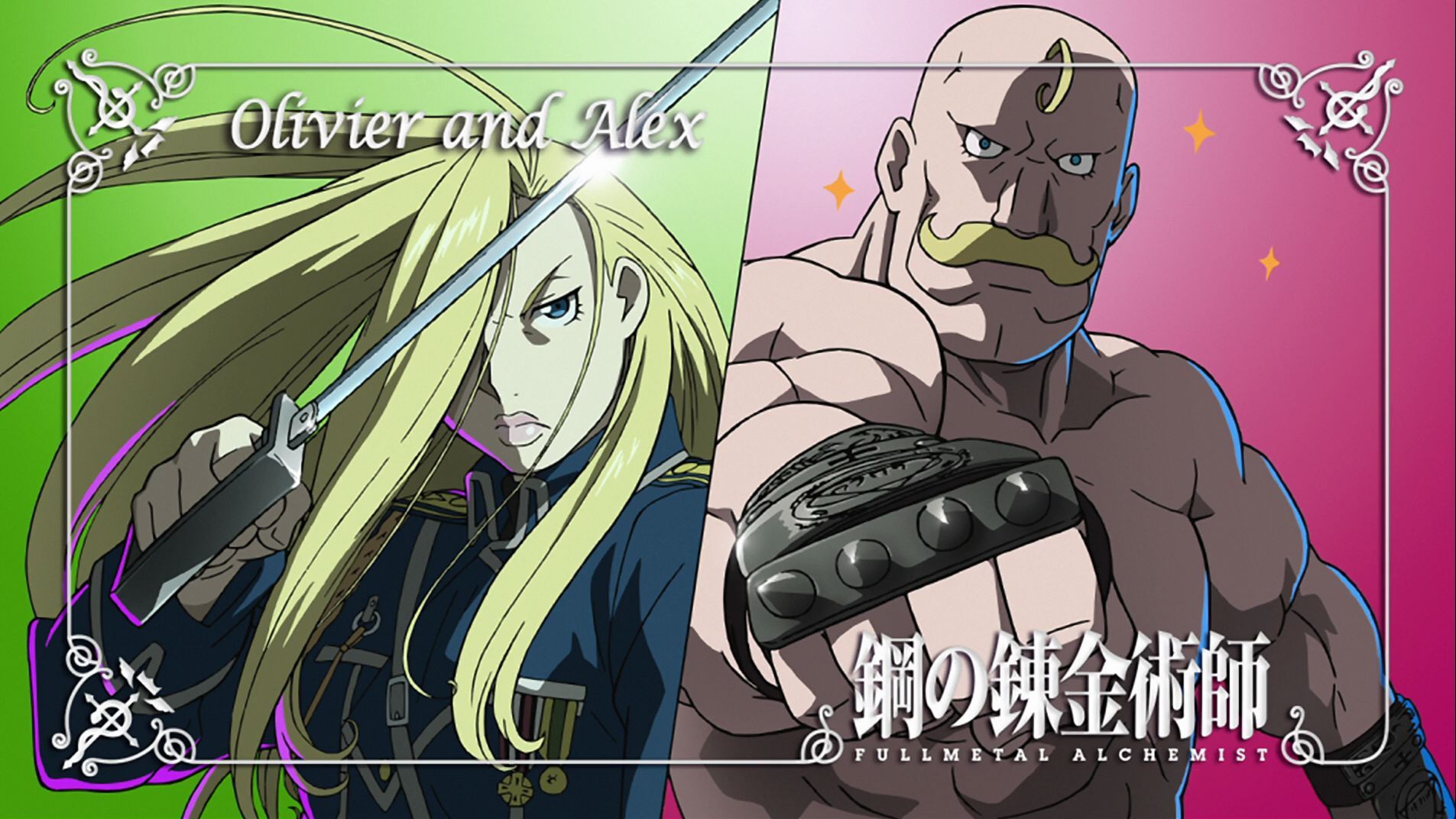 1905x1072 Phone wallpaper: Anime, Fullmetal Alchemist, Alex Louis Armstrong, Olivier Mira Armstrong 241577