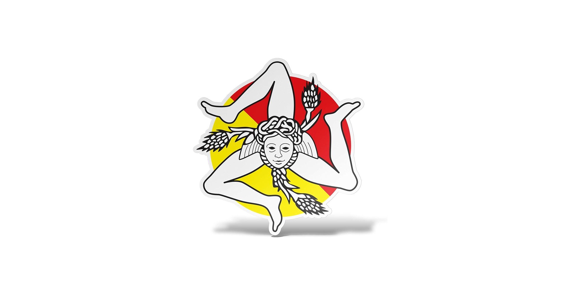1910x1000 erreinge Trinacria Sticker Sicily Italy Shaped Adhesive Pvc For decal Wall Mural Auto Moto Helmet Camper Laptop