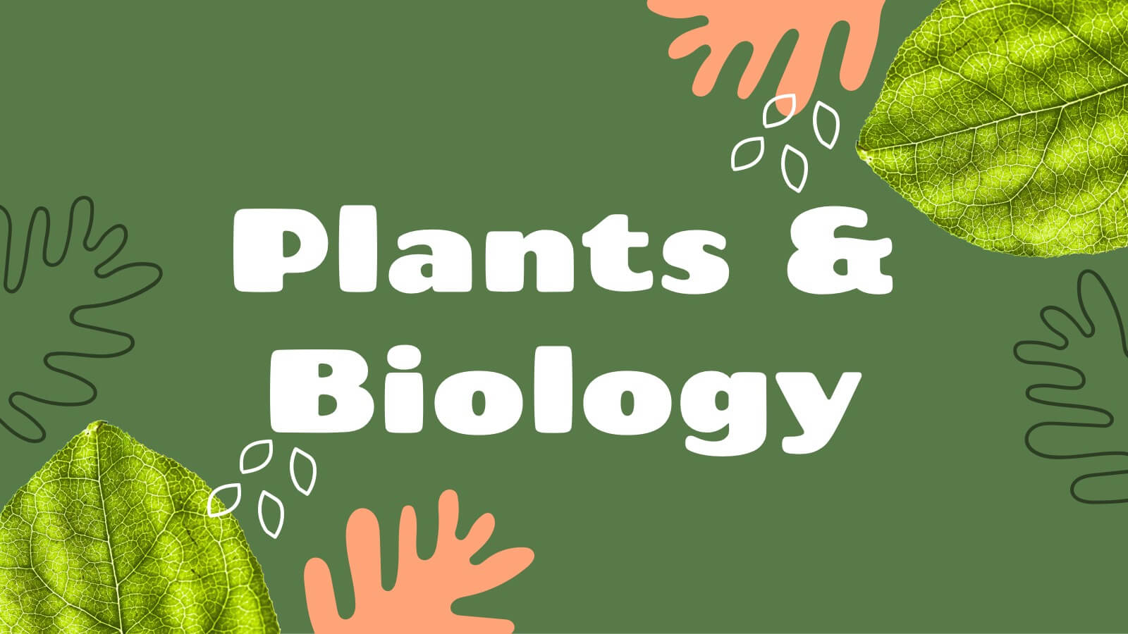1600x900 Plants and Biology Green Powerpoint Template and Google Slides Theme