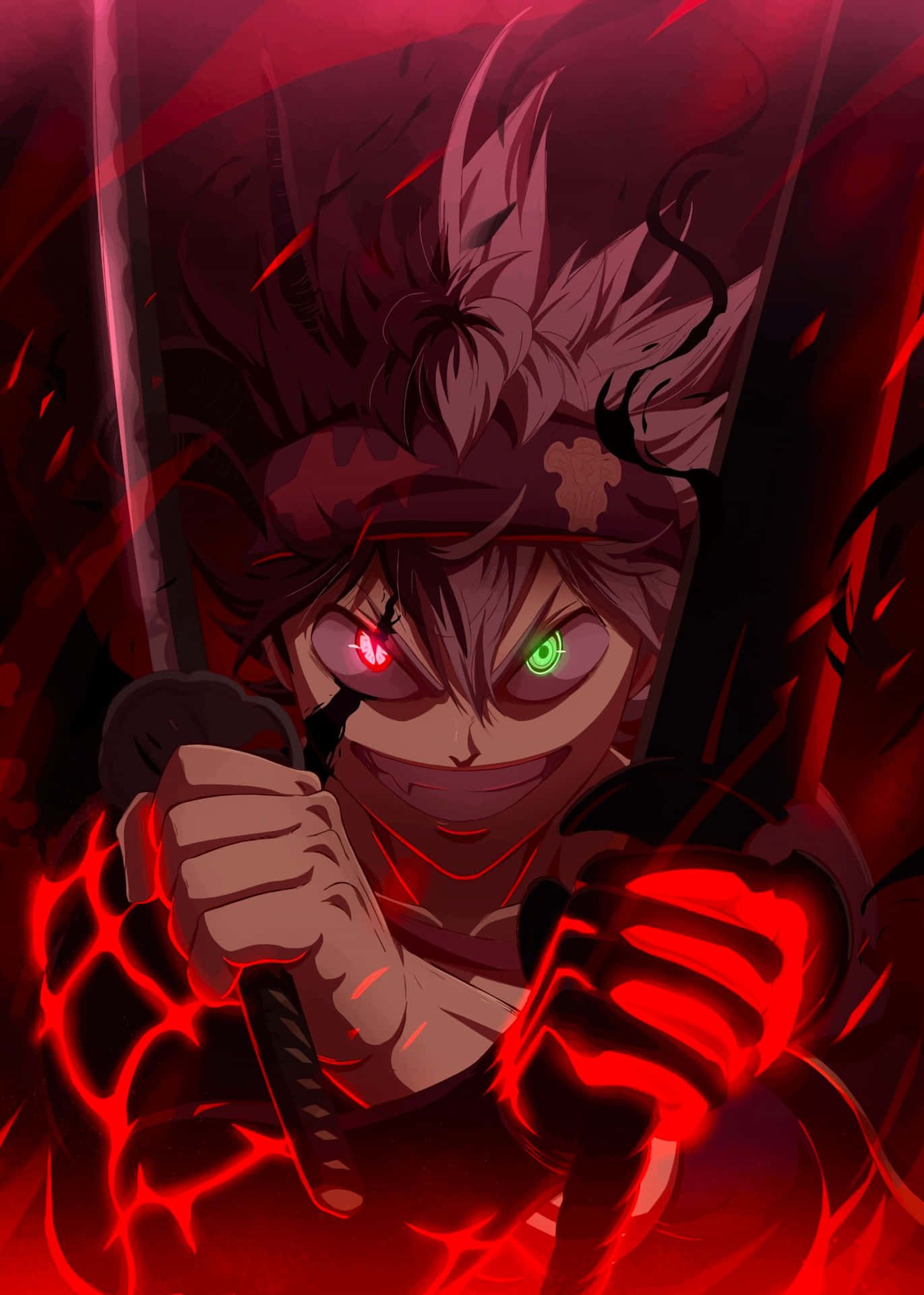 1371x1920 Asta Demonic Angel Wallpaper