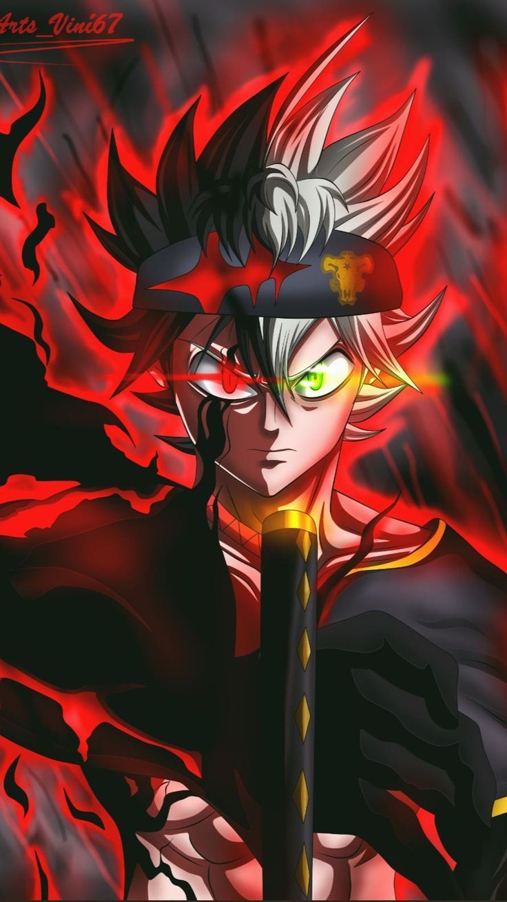 736x1309 Asta ☯. Black clover manga, Black clover anime, Demon king anime