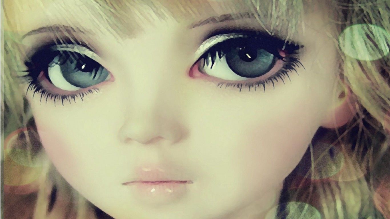 1366x768 Closeup View Of Barbie Doll HD Barbie Wallpaper