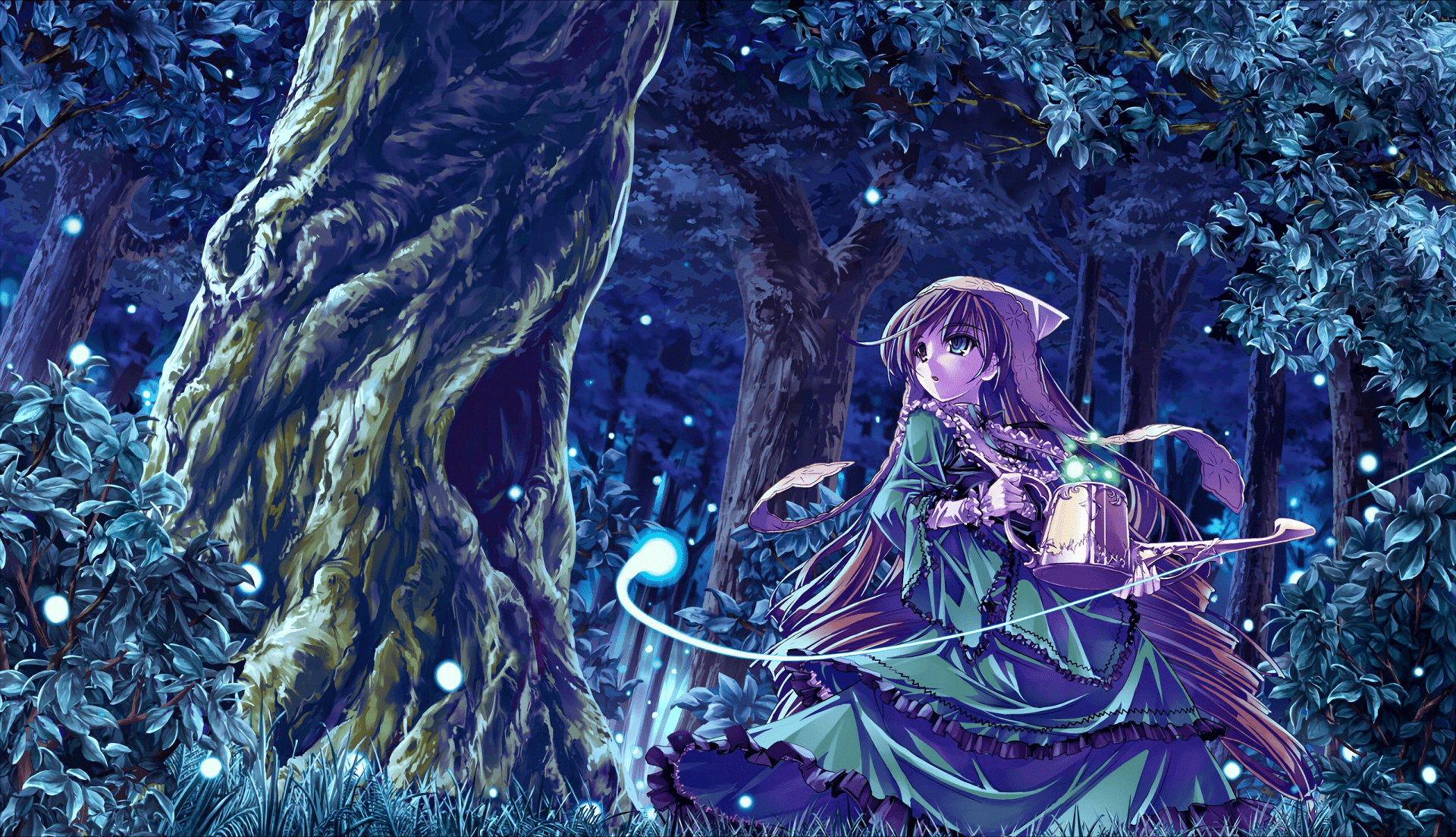 1920x1103 Suiseiseki of Rozen Maiden: Enchanted Forest HD Anime Wallpaperx1103
