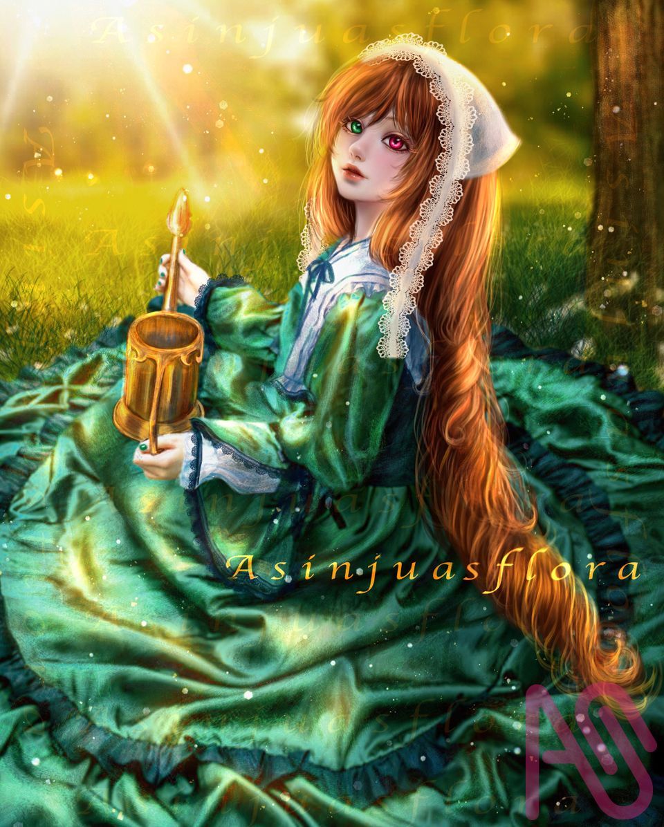 960x1196 Suiseiseki (翠星石)-Rozen Maiden ローゼンメイデン Asinjuasflora ART street