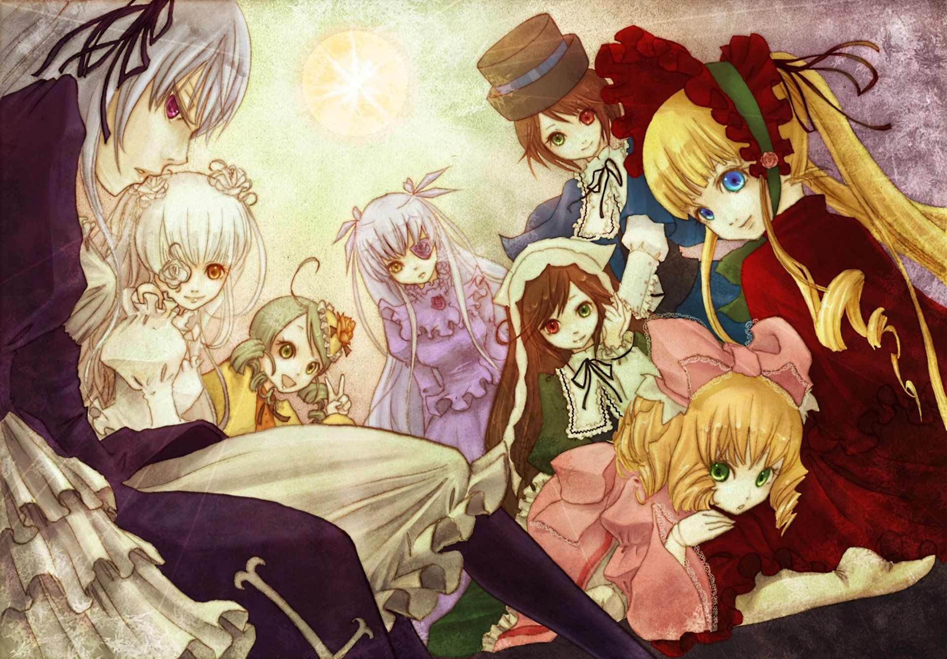 1920x1337 Wallpaper doll, rozen maiden, tavern, Virgin rose, suiseiseki, suiginto for mobile and desktop, section прочее, resolution 1920x1337