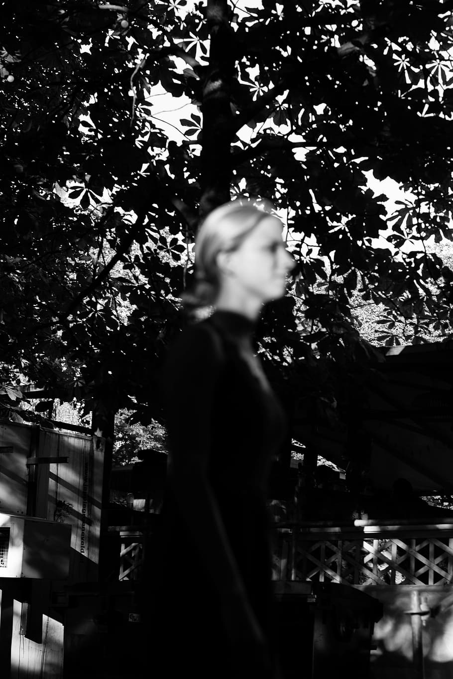 910x1363 HD wallpaper: woman, black and white, motion, blur, portrait, female, girl