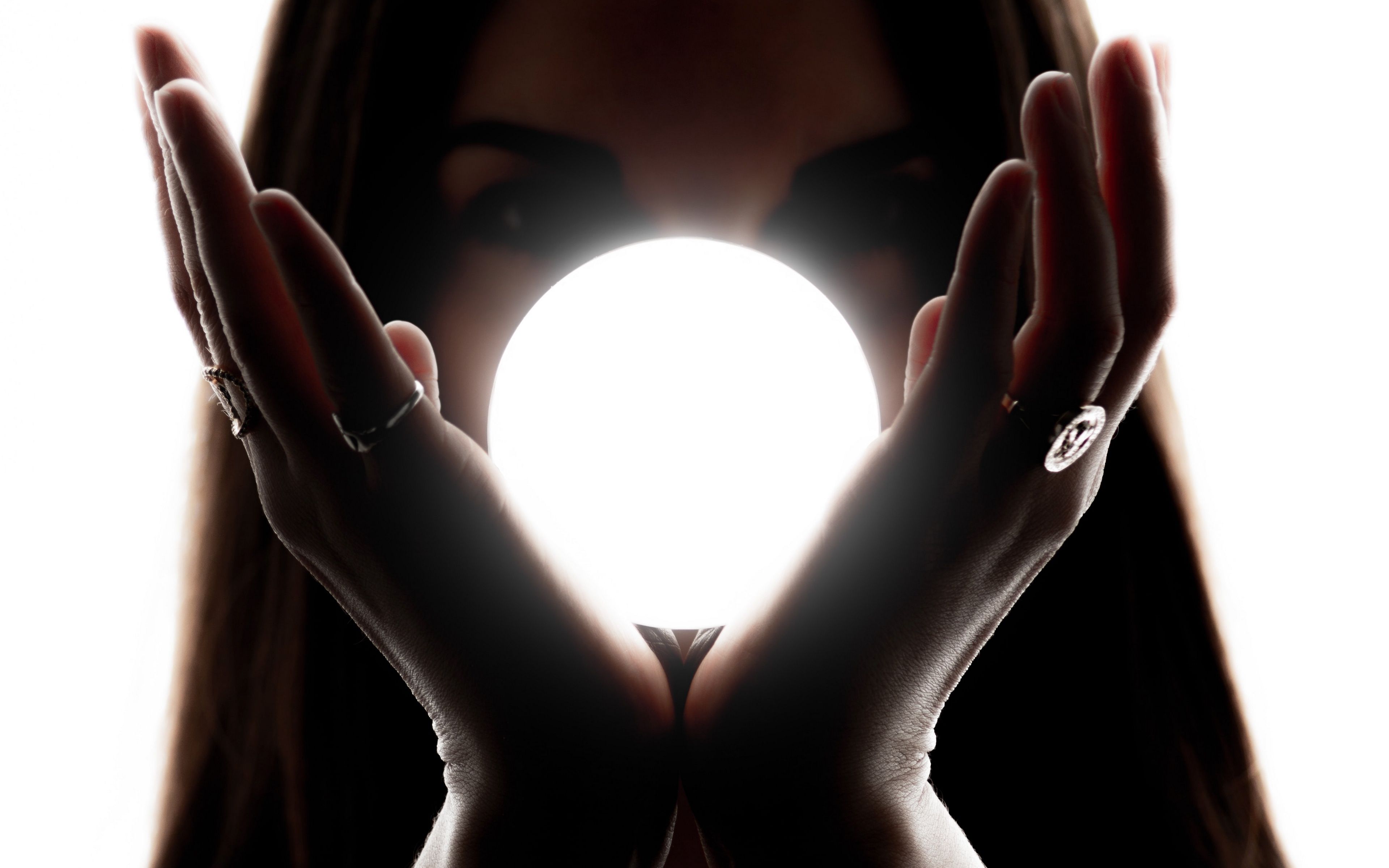 3840x2400 Wallpaper light, wallpaper, girl, girls, glow, macro, mood, blur for mobile and desktop, section настроения, resolution 3840x2400