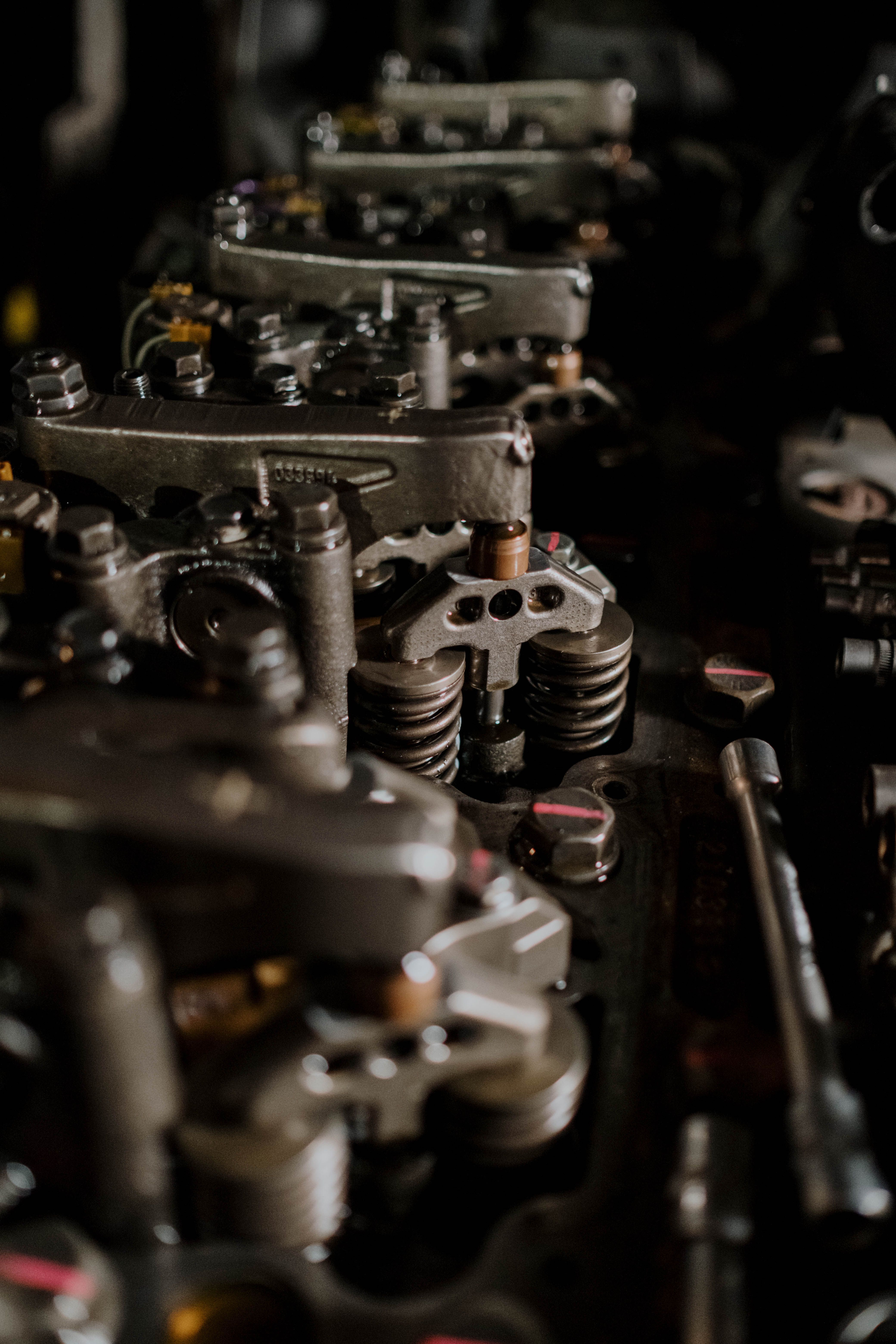 4160x6240 A Close Up Shot Of An Engine · Free
