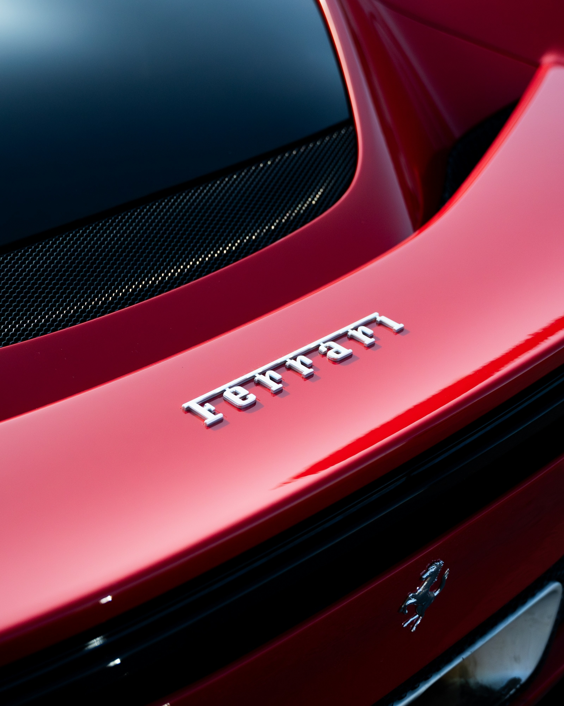 1800x2250 Most Popular Luxury Ferrari Logo On Red Wallpaper