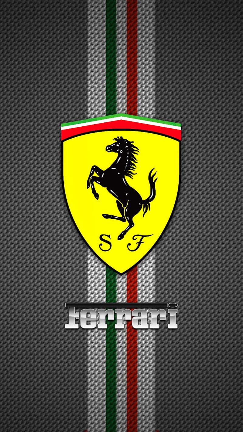 800x1422 HD ferrari logo wallpaper