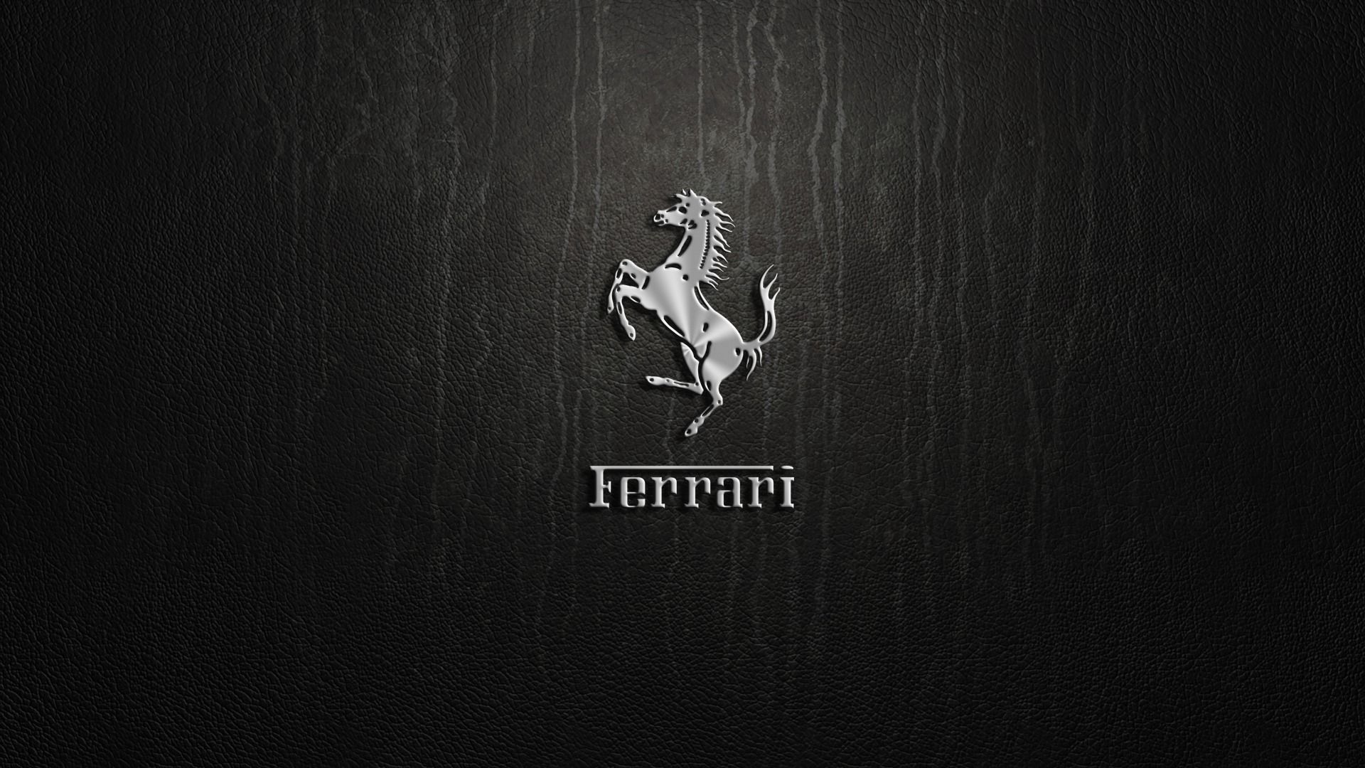 1920x1080 Wallpaper logo, Ferrari, emblem, Ferrari for mobile and desktop, section минимализм, resolution 1920x1080