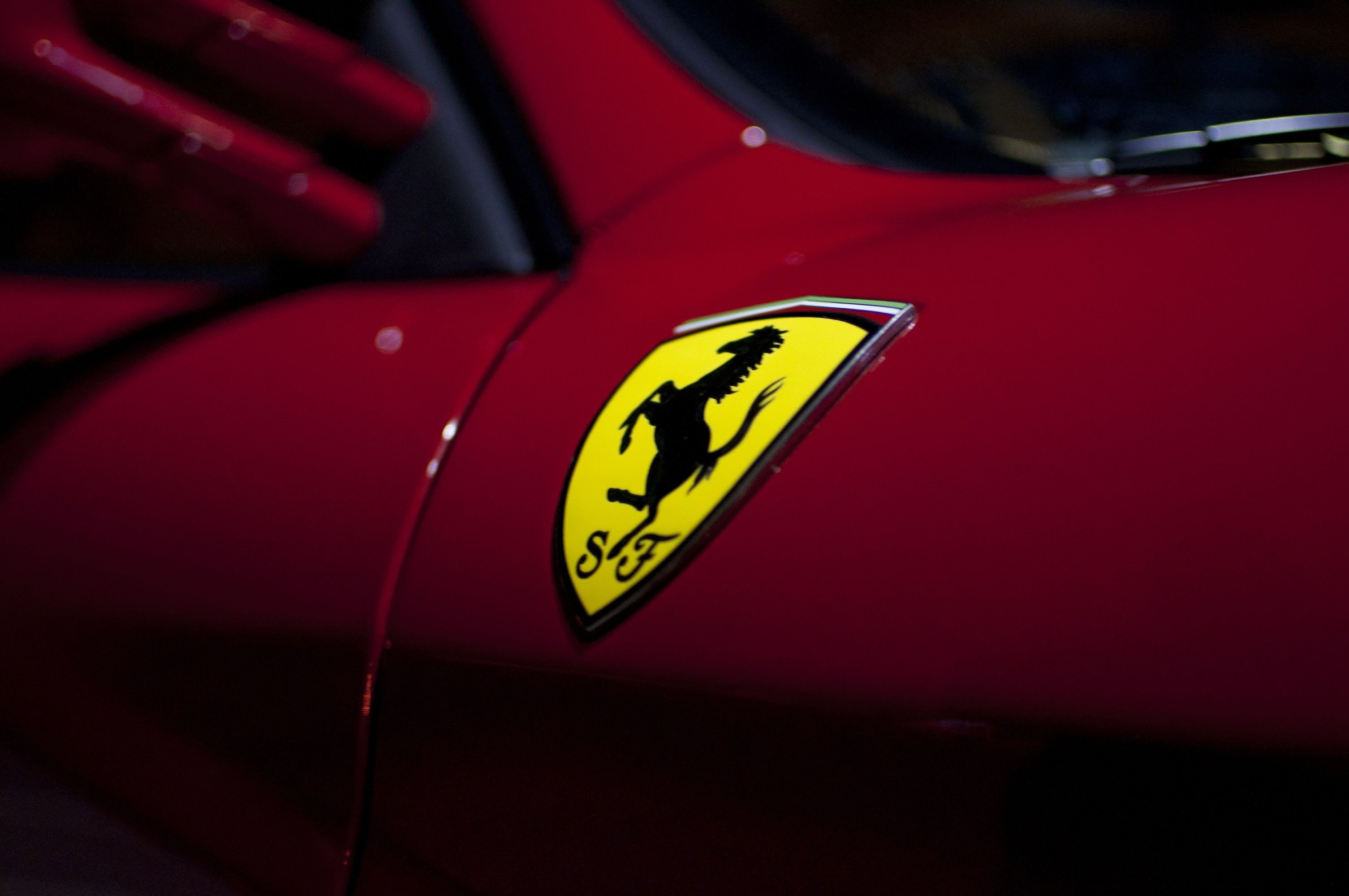 3011x2000 Wallpaper logo, Ferrari, emblem, logo, coat of arms, cars, auto, photography for mobile and desktop, section ferrari, resolution 3011x2000