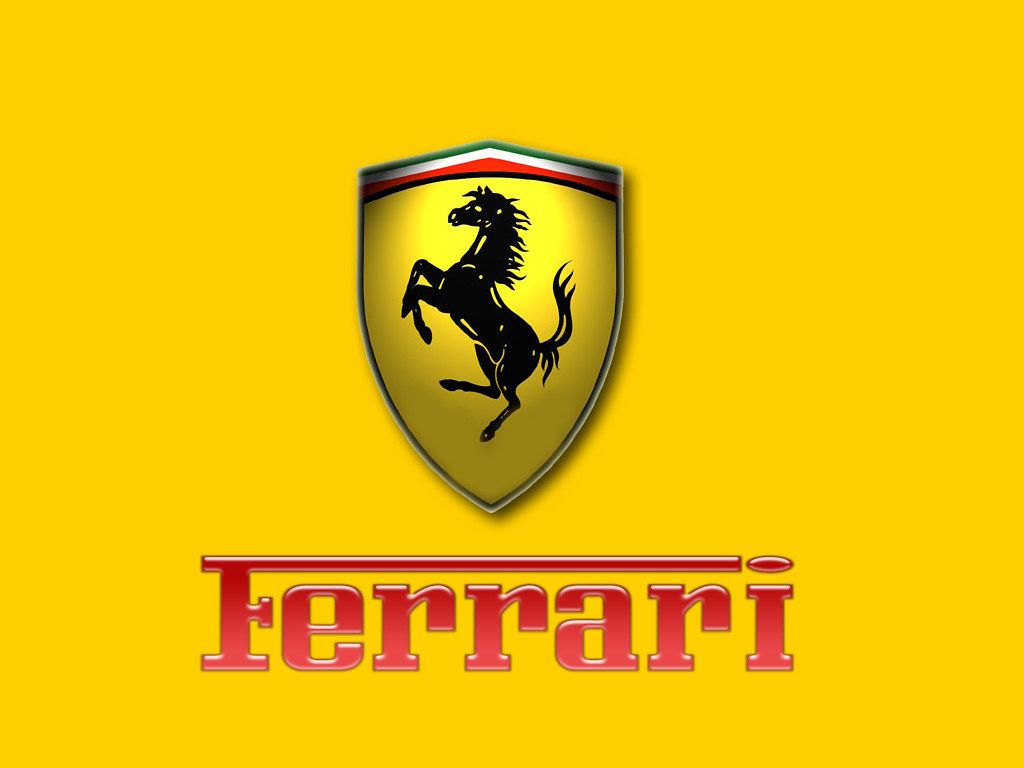 1024x768 Ferrari Logo HD Desktop Background #Ferrari, #FerrariLogo