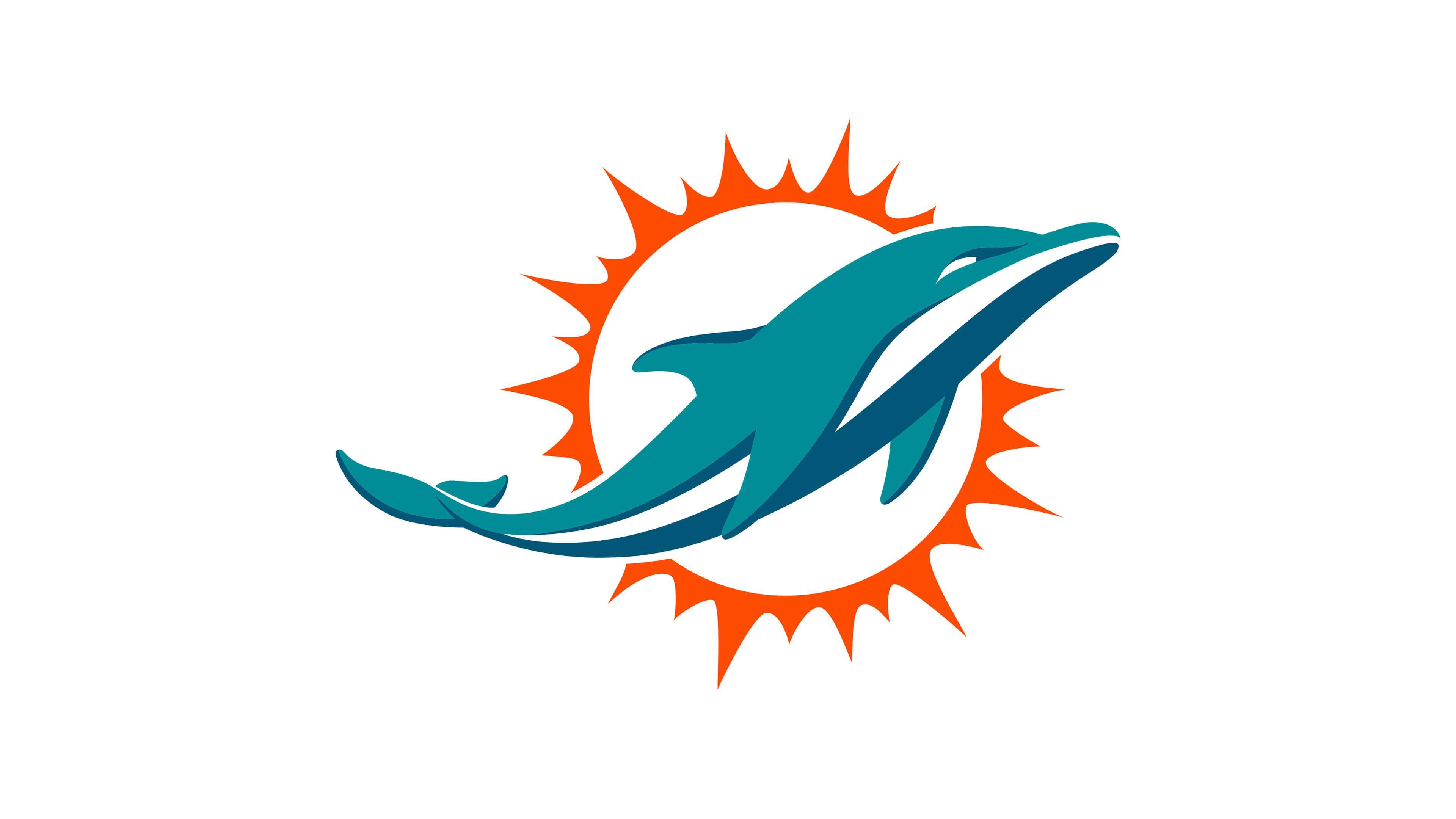 Miami Dolphins NFL Logo In Seagreen Background HD Miami Dolphins Wallpapers, HD Wallpapers