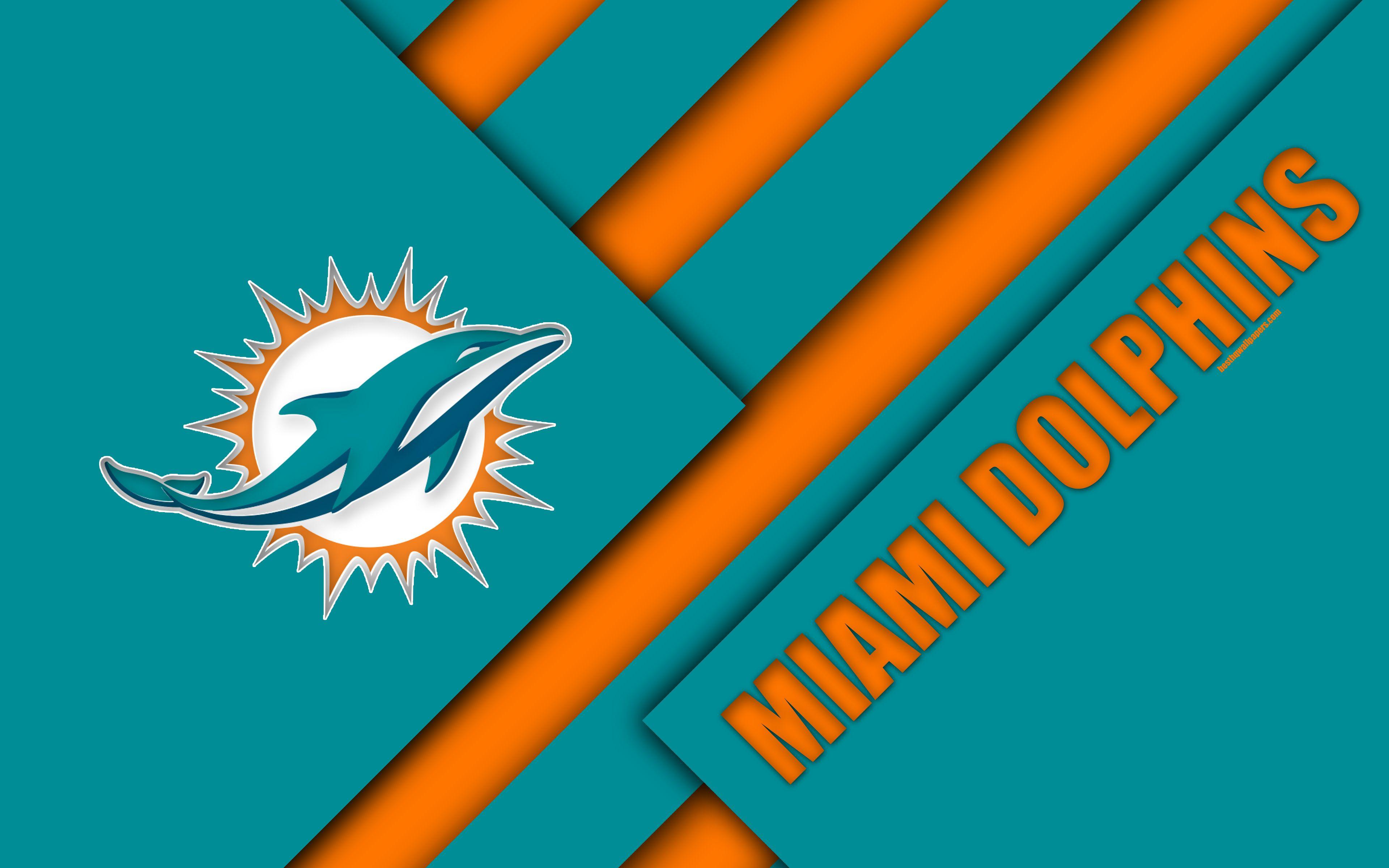 Miami Dolphins Logo Wallpapers Top Free Miami Dolphins Logo Backgrounds WallpaperAccess
