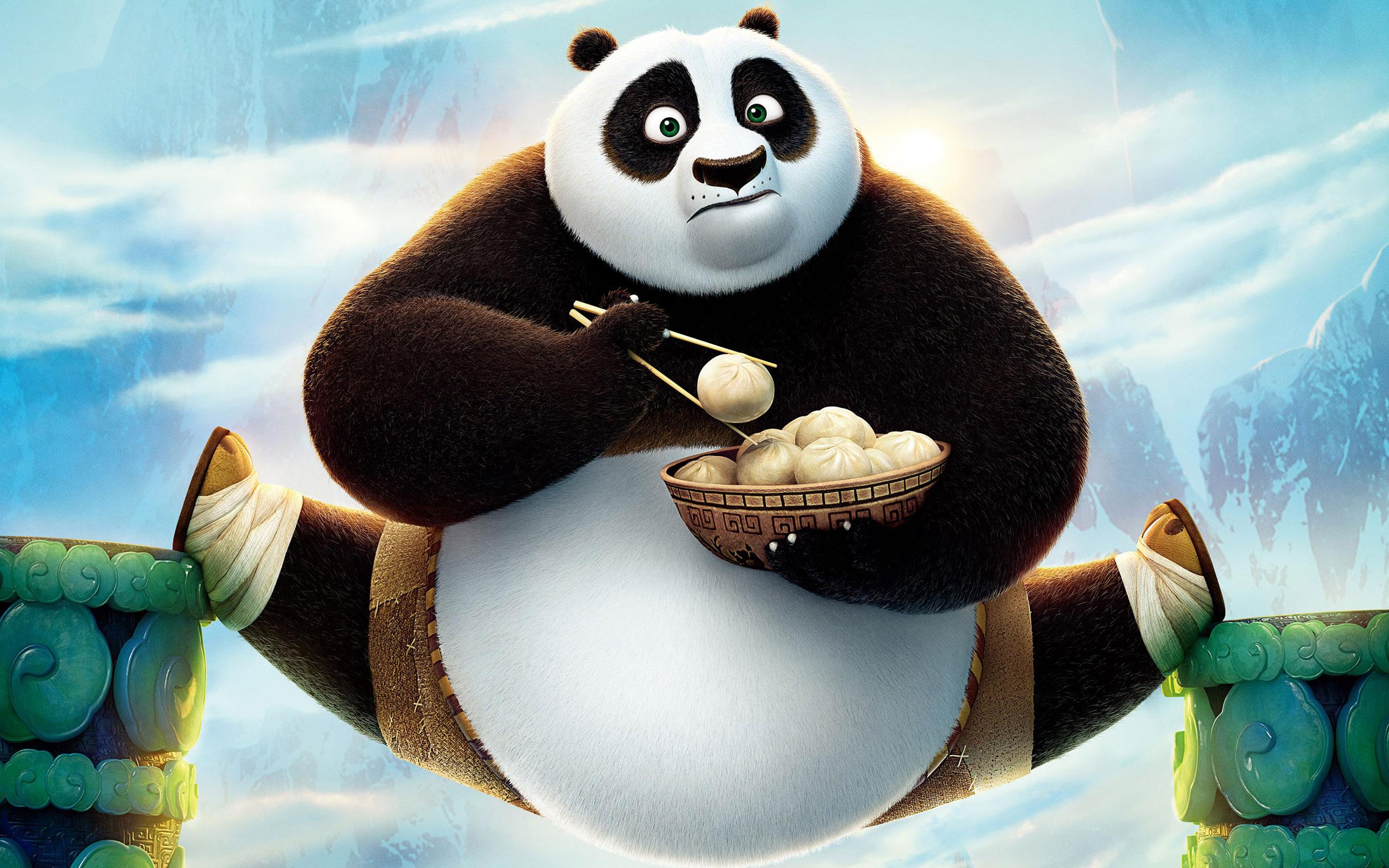 Hình nền 3 Kung Fu Panda 2560x1600.  Hình nền gấu trúc dễ thương, Hình nền gấu trúc vui nhộn và Hình nền biểu tượng cảm xúc Panda