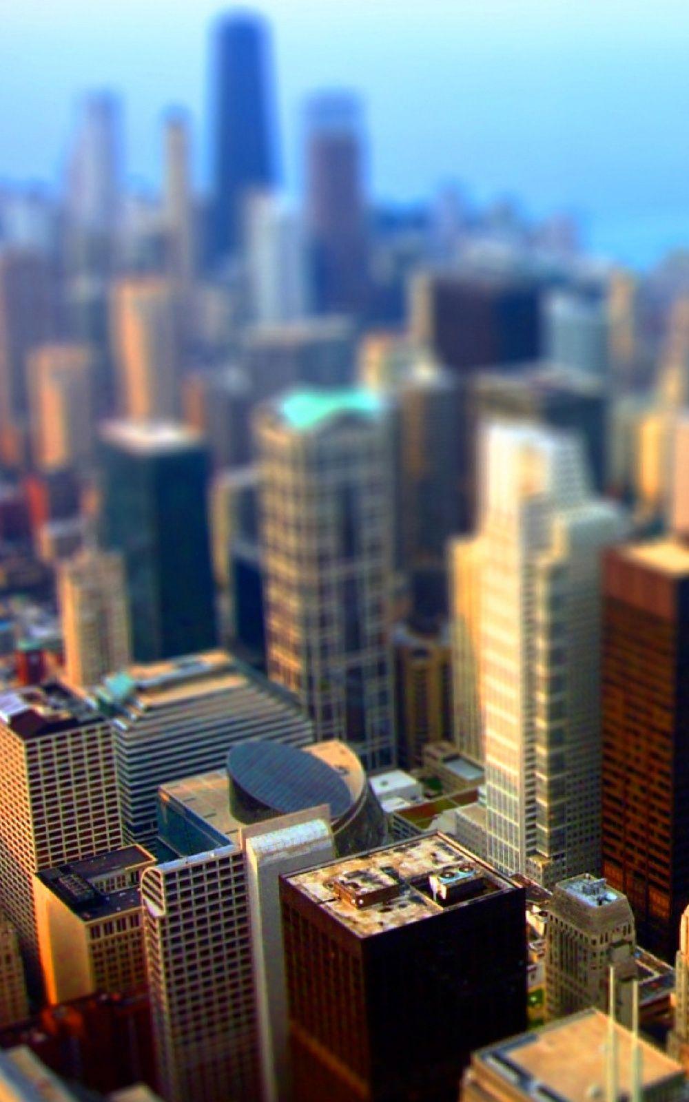 1000x1600 Chicago Architecture Tilt Shift iPhone 6 Plus HD Wallpaper HD