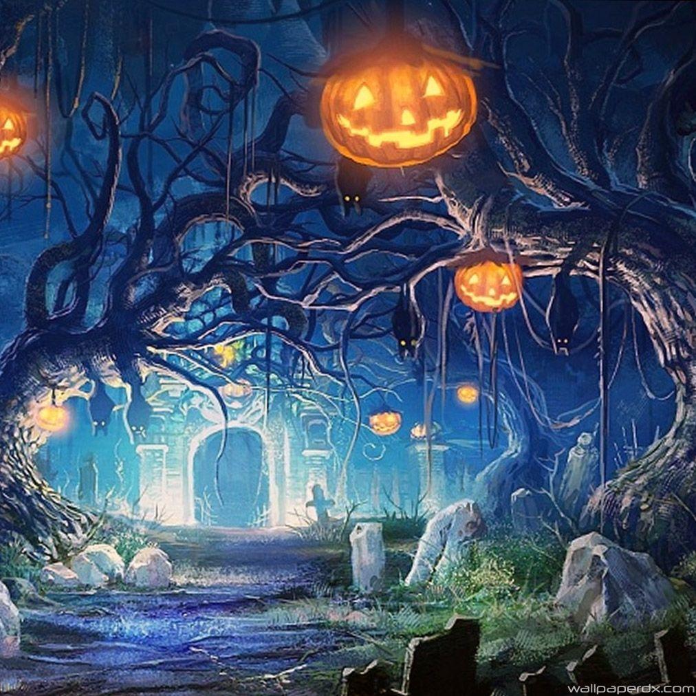 Halloween Landscape Wallpapers Top Free Halloween Landscape