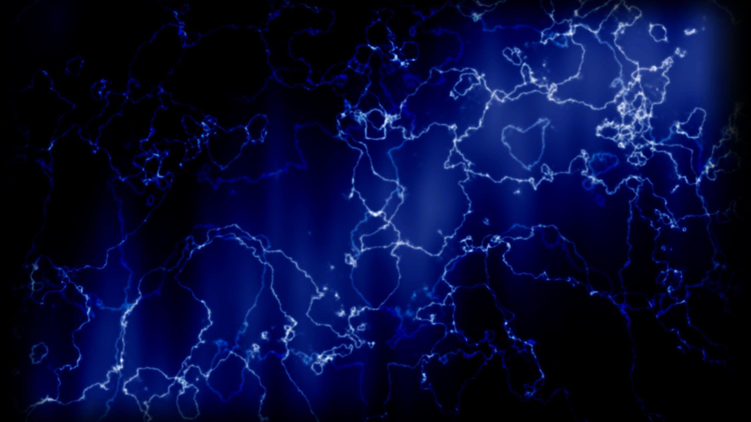 2560x1440 Blue Lightning Image 08261