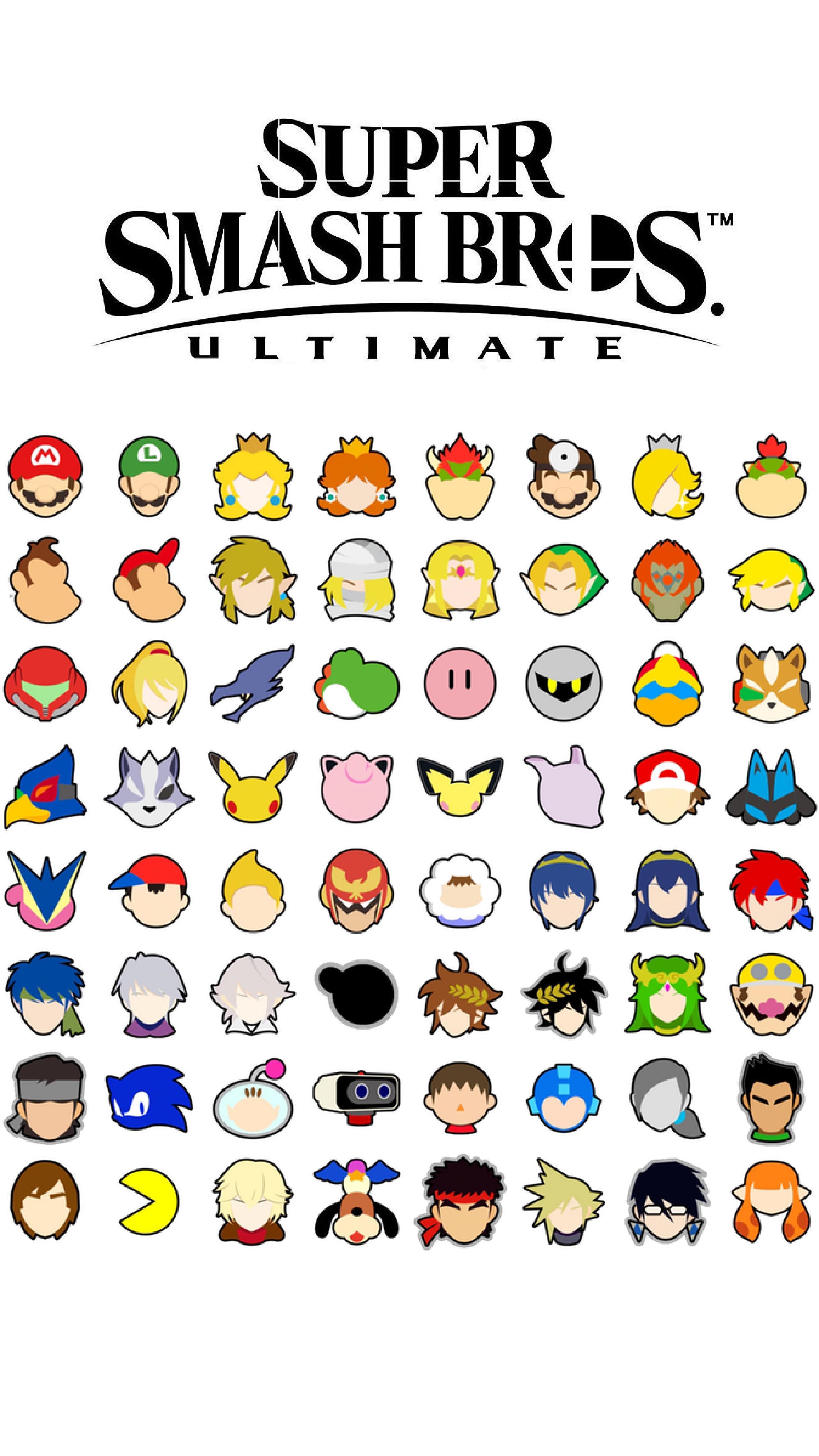 2635x4686 Custom Smash Ultimate background I made for IPhone (at least my IPhone (6S+))