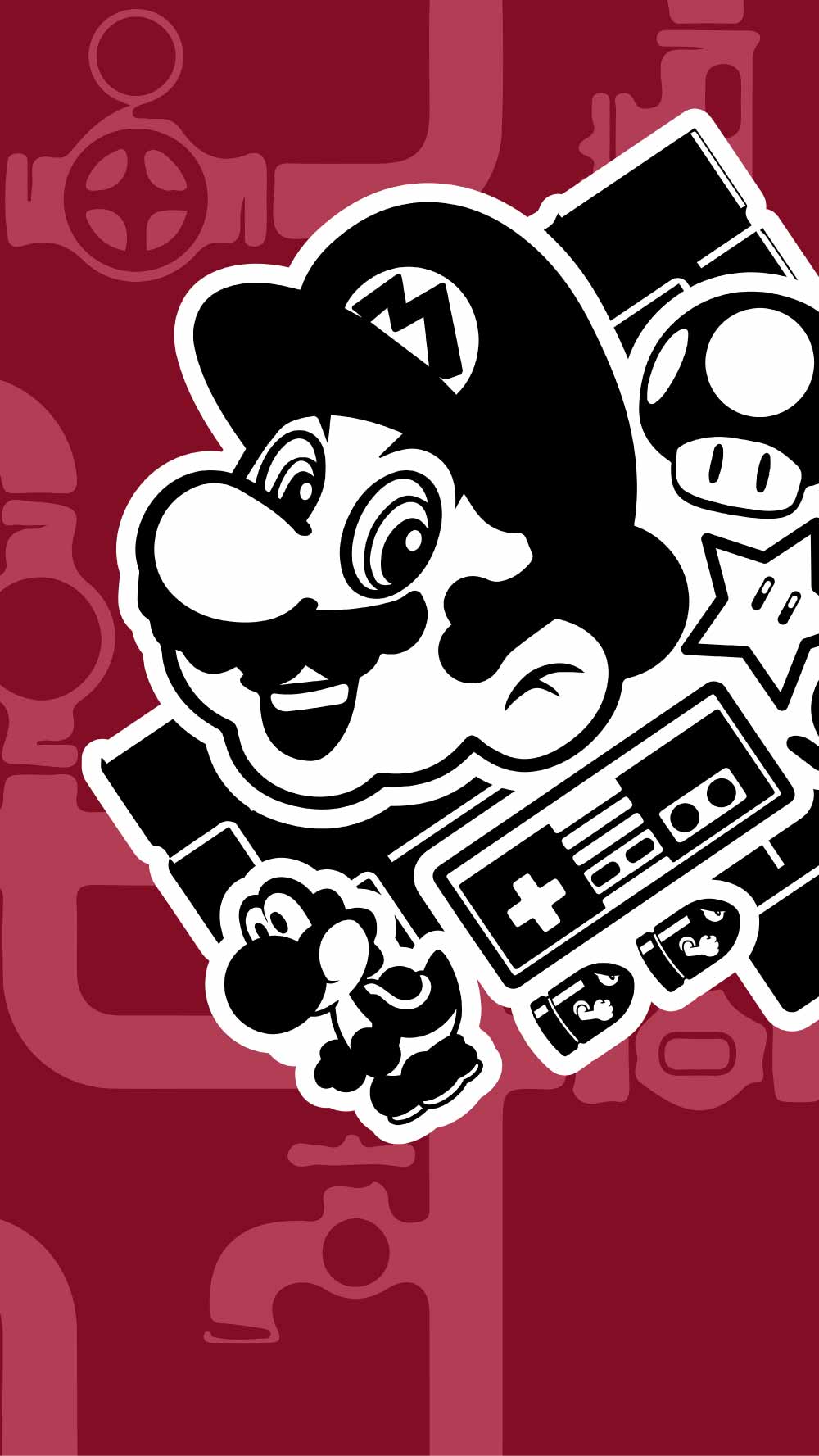 1000x1777 Mario Bros iPhone Wallpaper