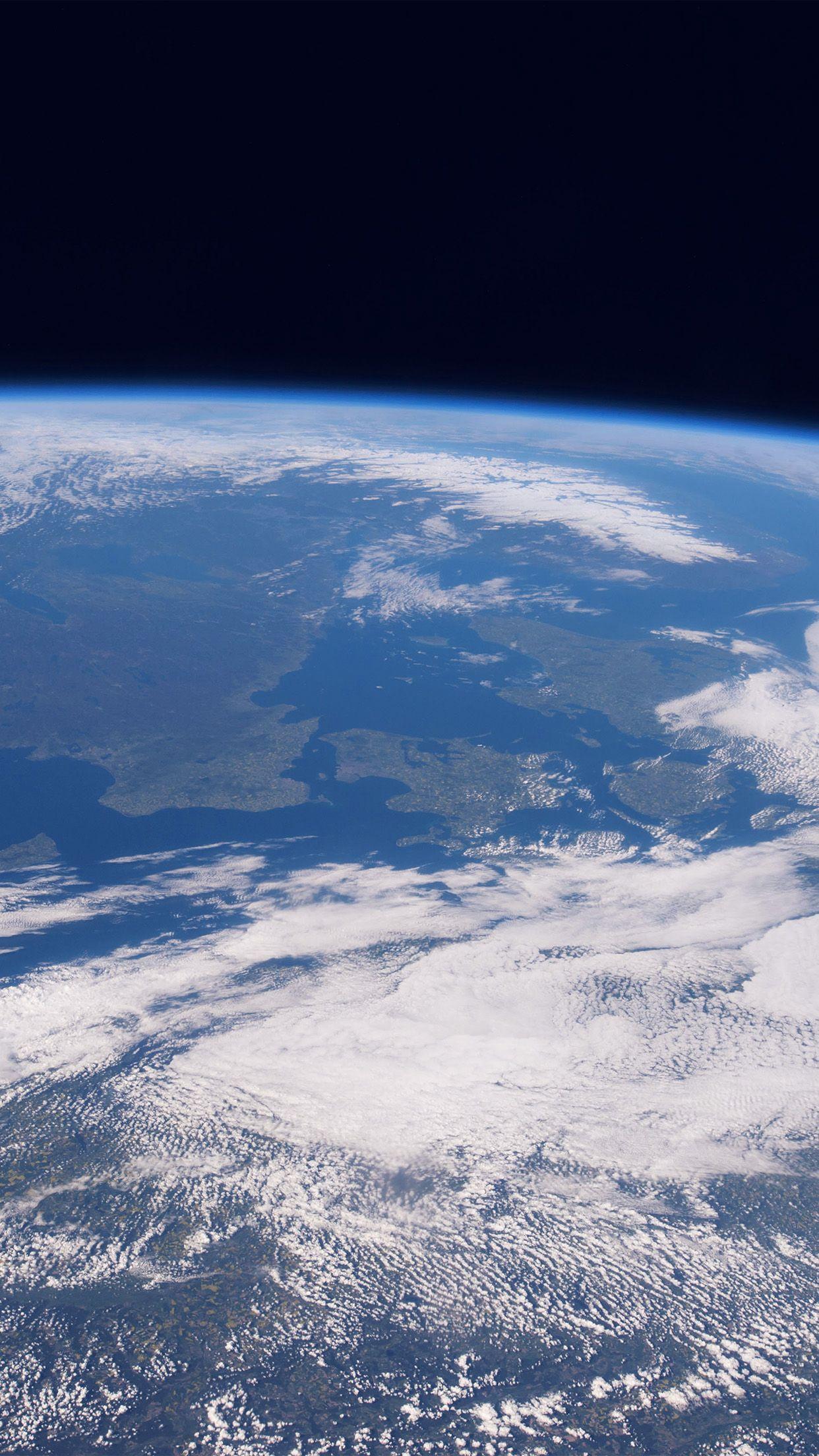 1242x2208 Blue Planet Earth From Space Nature