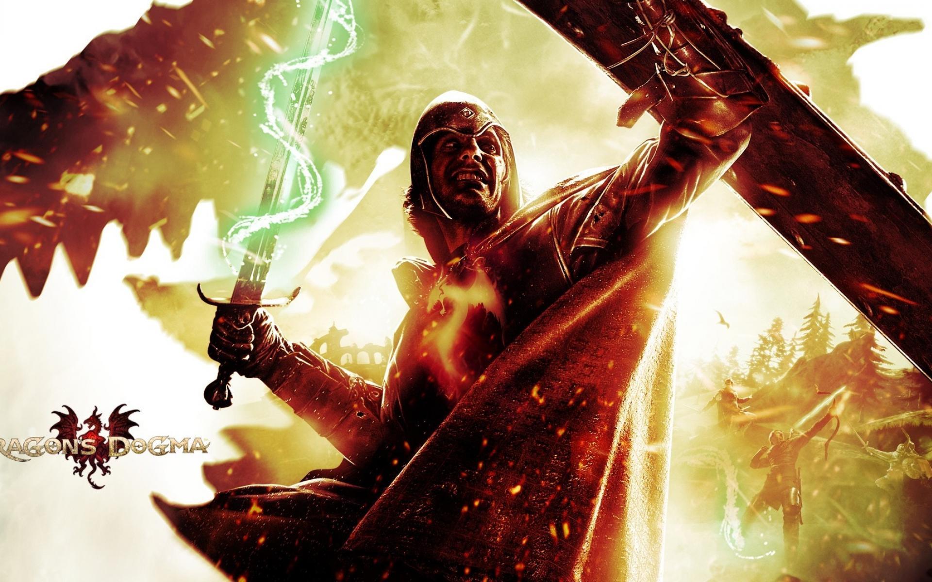1920x1200 Video games knight dragons dogma mystic wallpaper