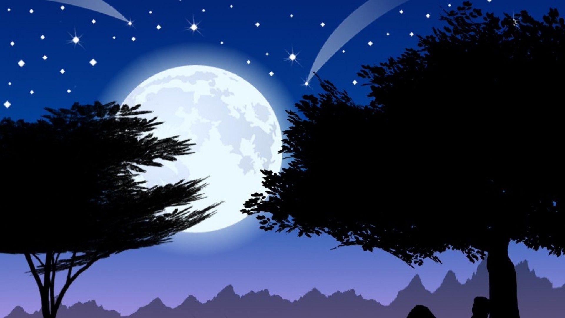 Moon Cartoon Wallpapers - Top Free Moon Cartoon Backgrounds -  WallpaperAccess