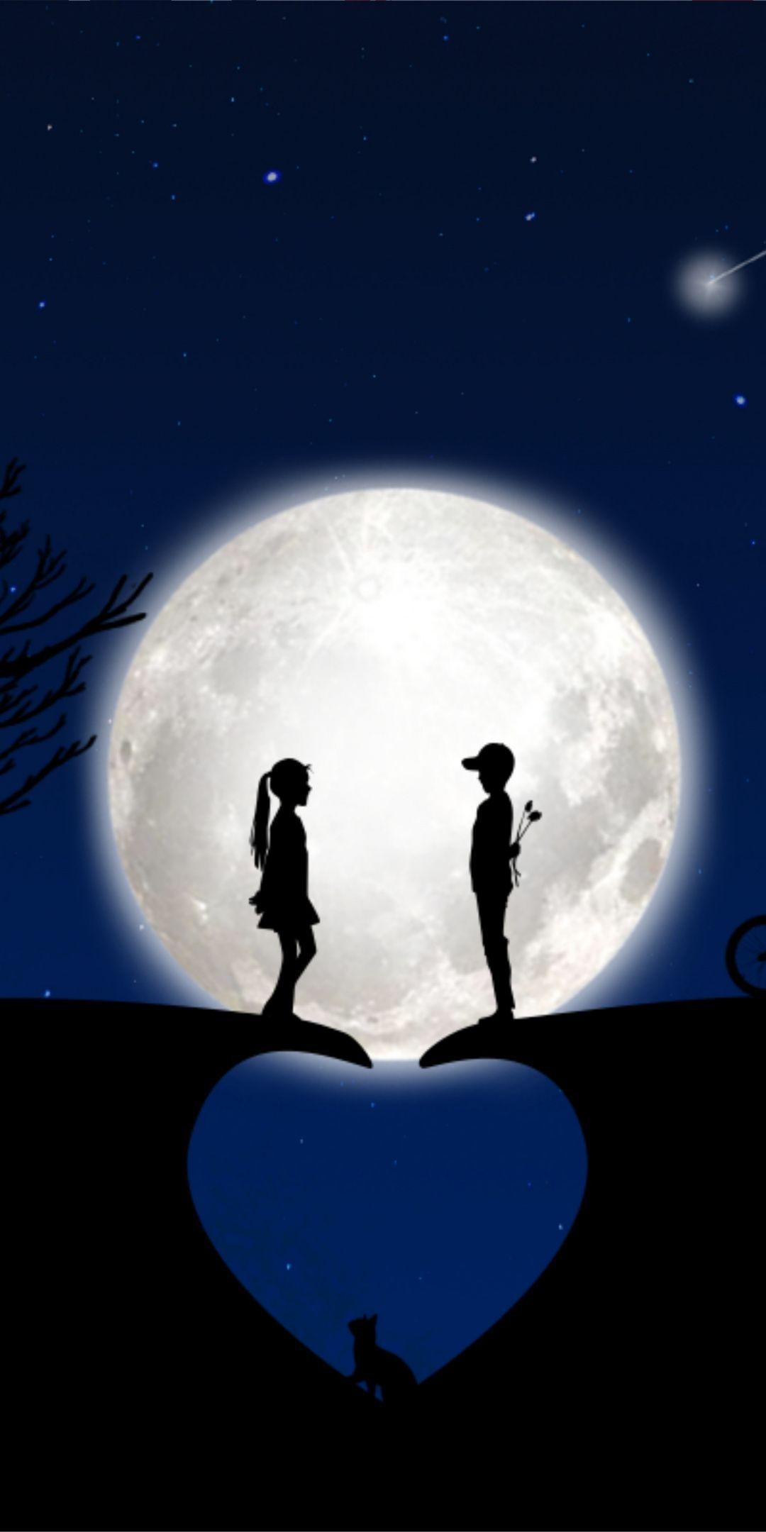 Moon Cartoon Wallpapers Top Free Moon Cartoon Backgrounds Wallpaperaccess