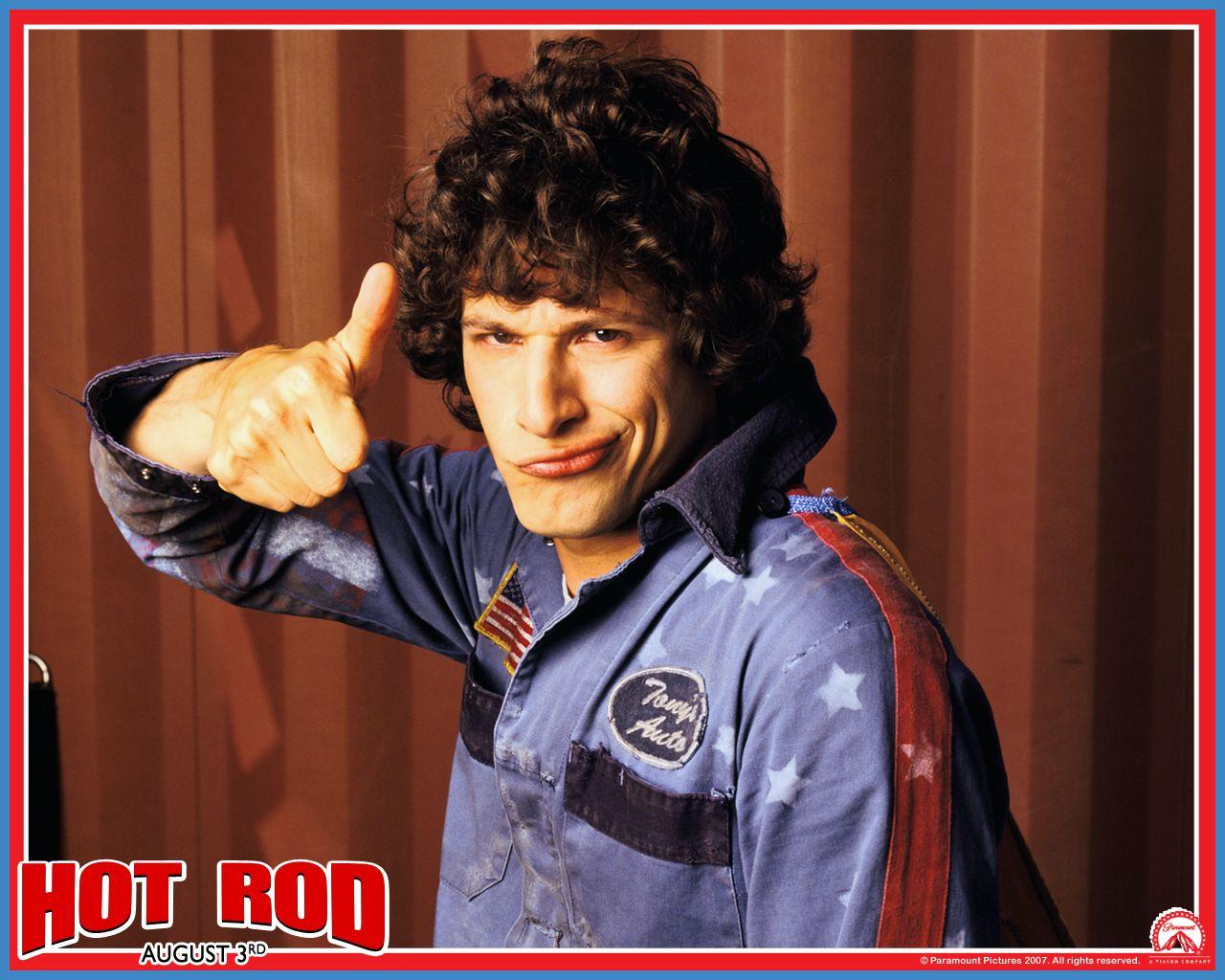 1280x1024 Andy Samberg Samberg in Hot Rod Wallpaper 1 1280x1024