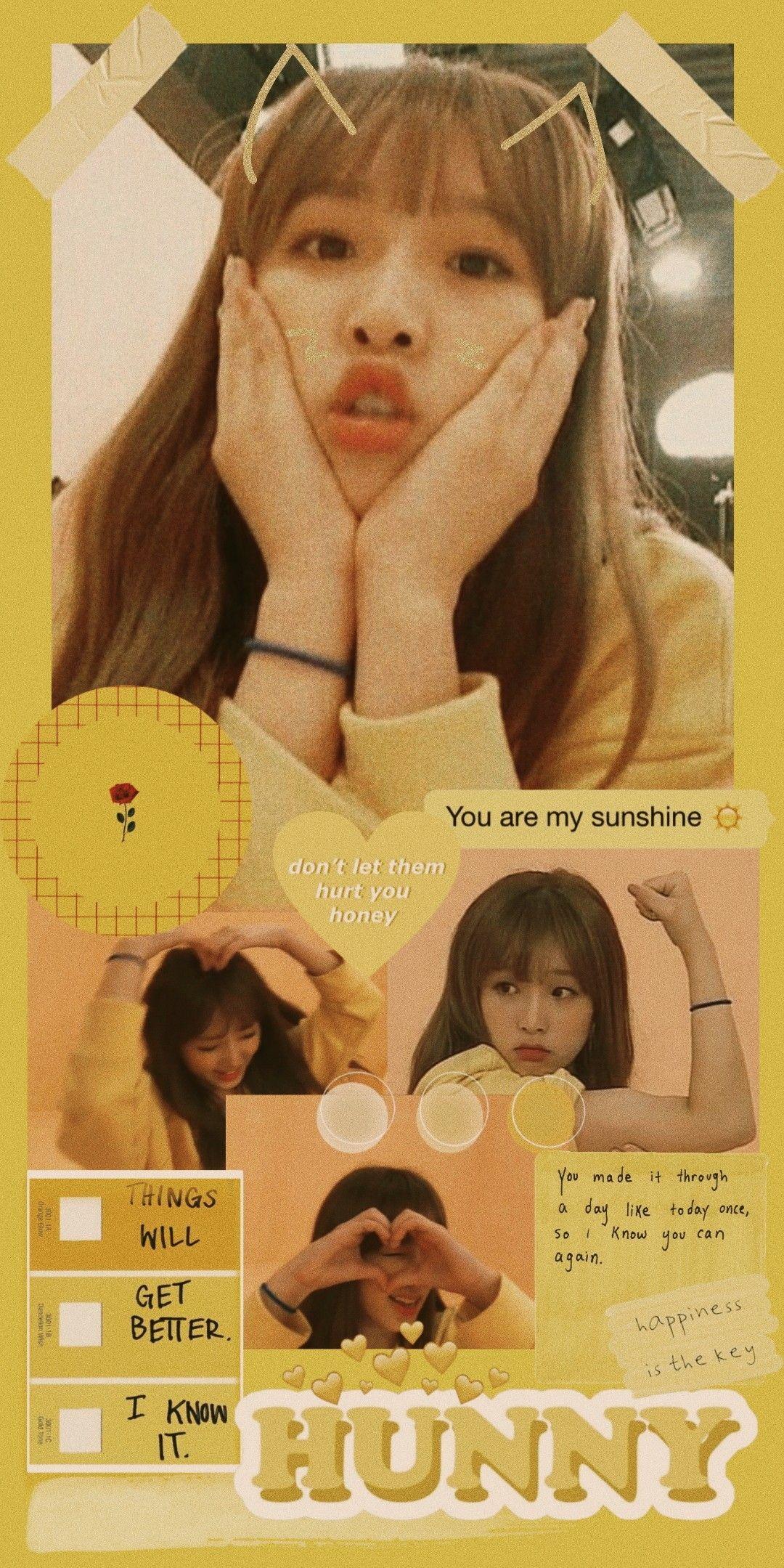 1080x2159 choi yena iz*one lockscreen ^^ di 2020. Selebritas, Animasi