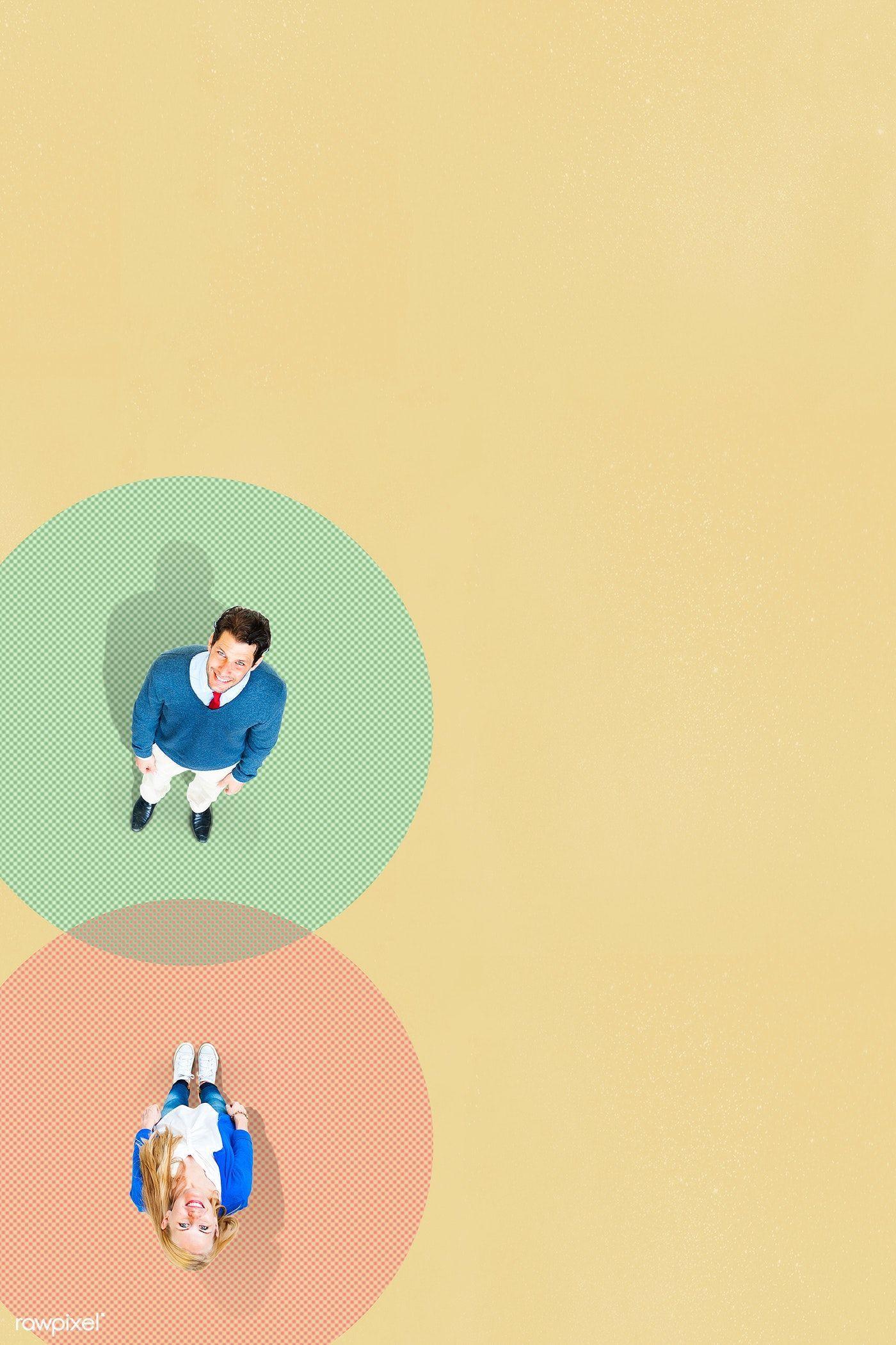 1400x2100 Couple with a 6 feet social distancing background. free image by rawpixel.com / HwangMangjoo. Free image, Image, Couples image