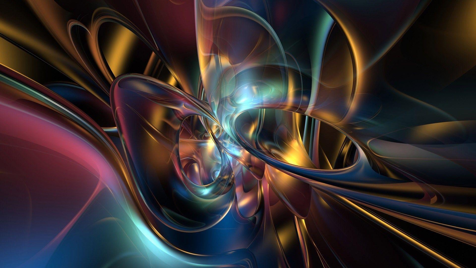 1920x1080 Abstract Design 1080p 3D Wallpaper #computer #digitally #rendered