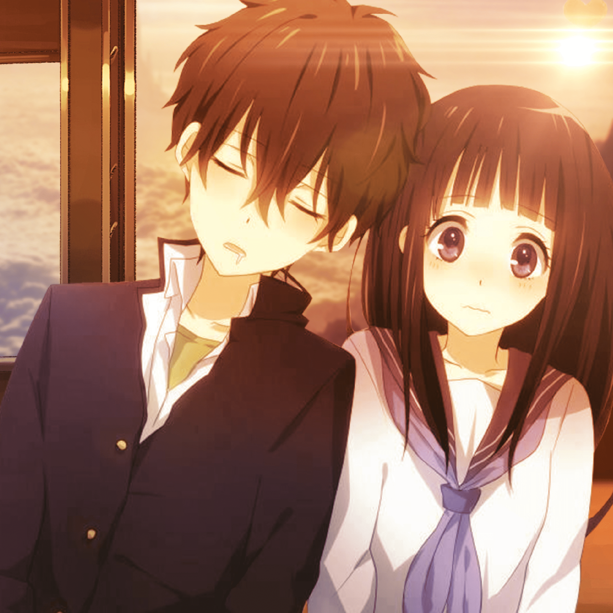 2048x2048 Anime Love Couples Wallpaper Couple Anime Best, Download Wallpaper