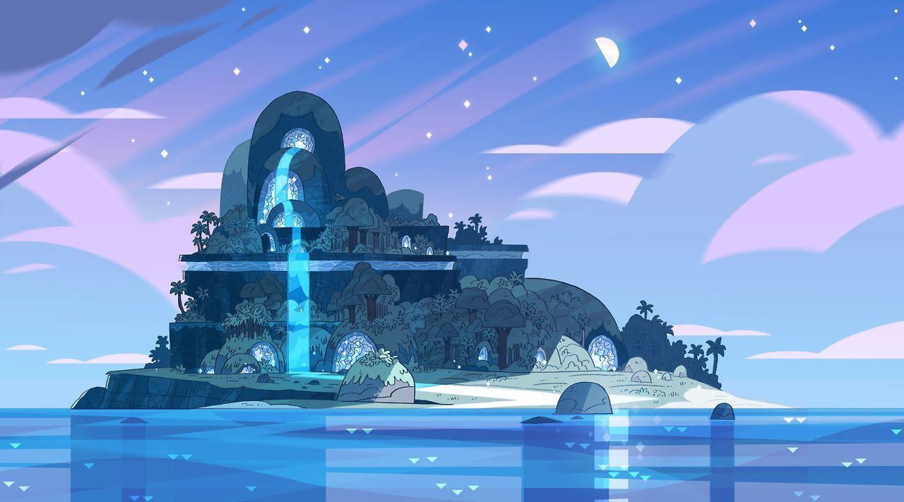 1280x711 stevencrewniverse: A selection of Background from the Steven Universe episode: Island Ad. Steven universe wallpaper, Steven universe background, Steven universe